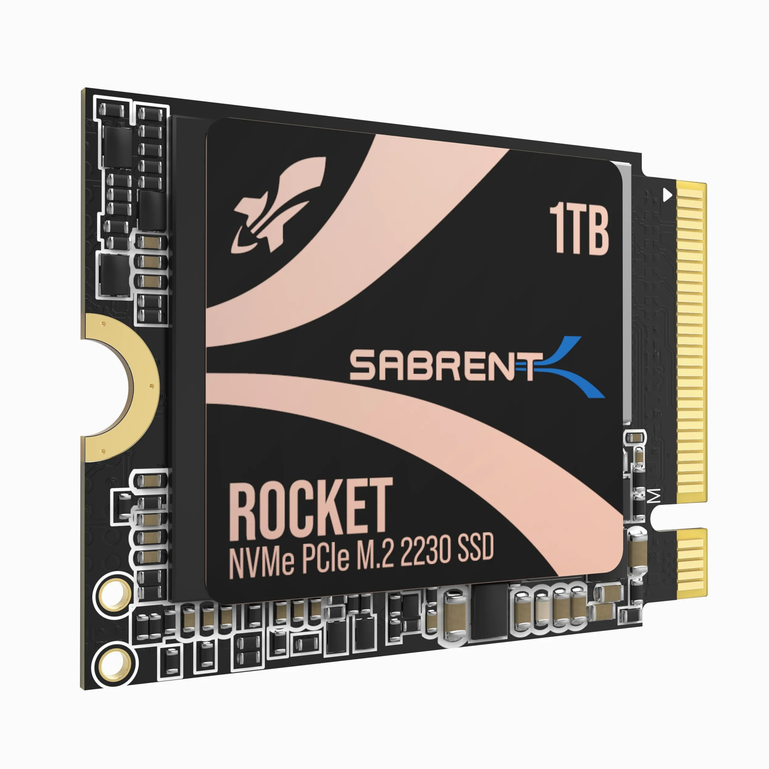 SABRENT SSD 1TB, SSD Interno, SSD NVMe PCIe 4.0 M.2 2230, Gen 4, 4750 MB/s, Compatibile con Steam Deck, ROG Ally, Surface Pro, PC, NUCs e Laptop, fino a 800.000 IOPS, Rocket 2230 (SB-2130-1TB)