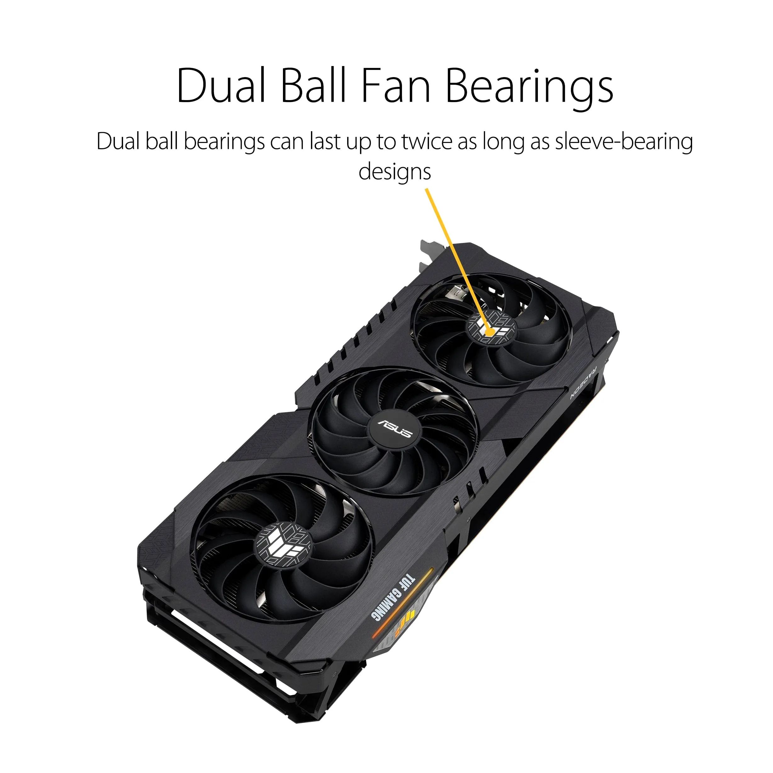 ASUS TUF Gaming AMD Radeon RX 6950 XT OC Edition Scheda Grafica, PCIe 4.0, 16GB GDDR6, HDMI 2.1, DisplayPort 1.4a, Ventole Axial Tech, Doppi Cuscinetti a Sfera, Telaio in Alluminio, GPU Tweak II, Nero