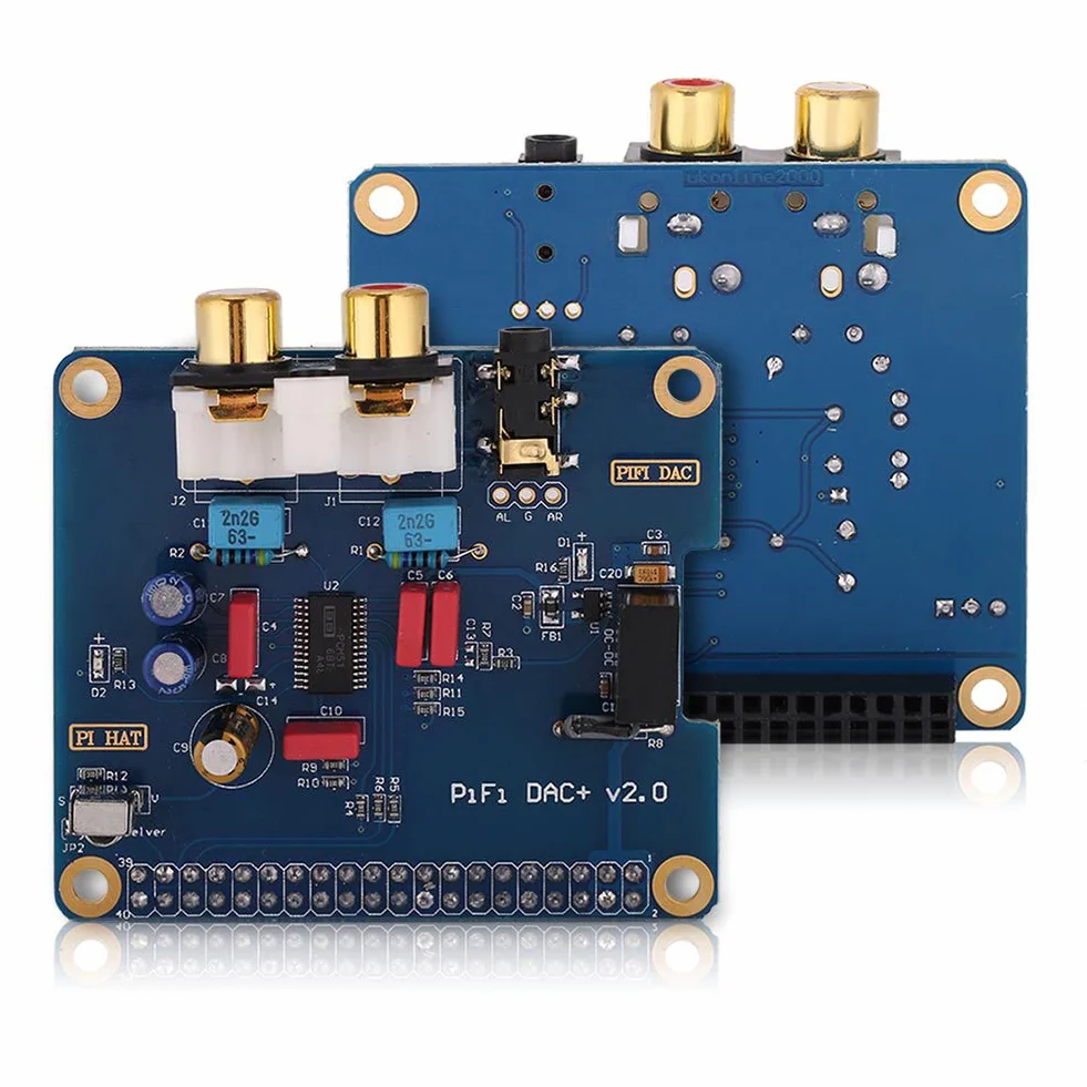 Scheda audio per, Interfaccia I2S PiFi DIGI DAC + Scheda audio digitale HIFI DIGI per 3 Modello B / 2B / B