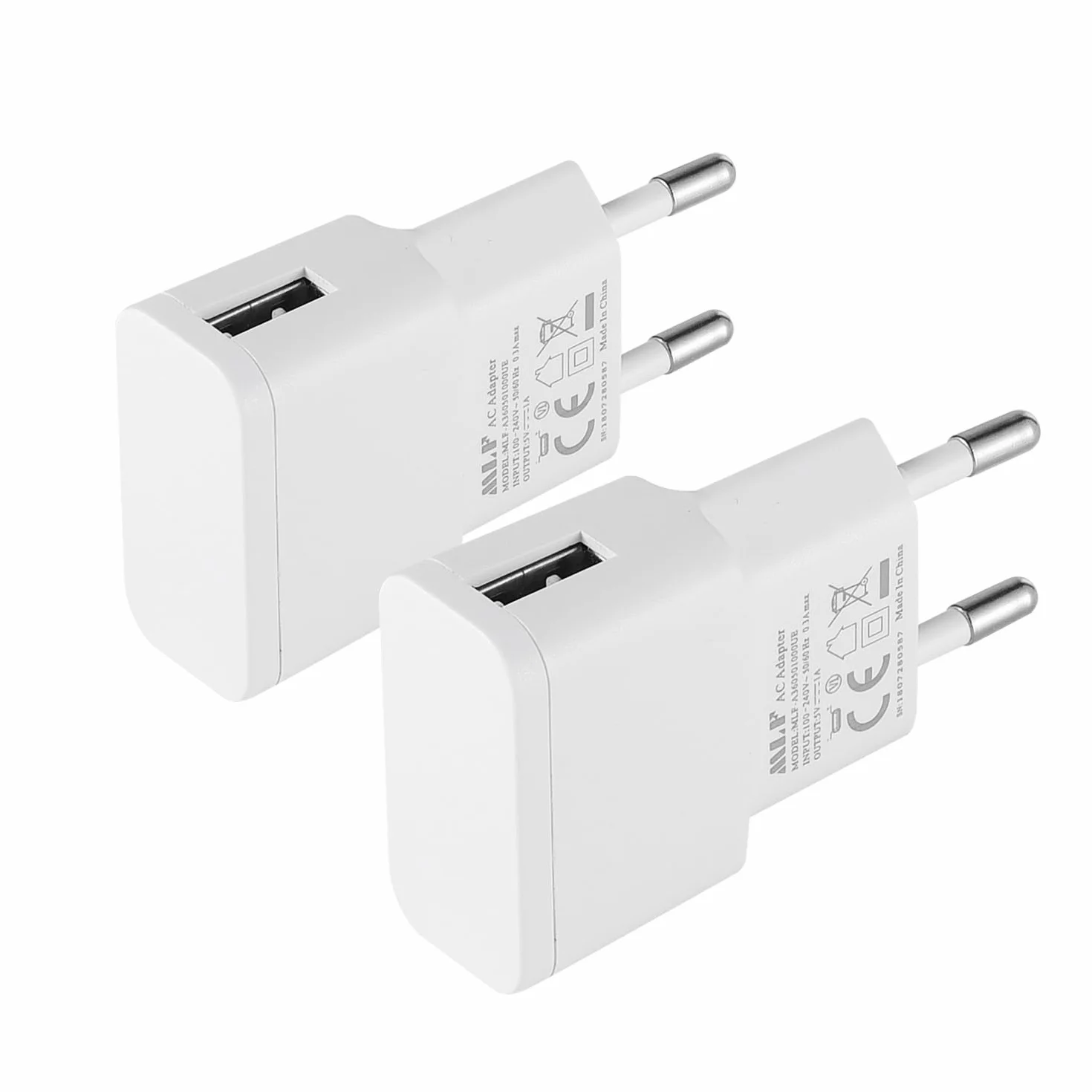 Caricabatterie USB 5V 1A 5W AC-DC per Telecamere IP Tablet Smartphone