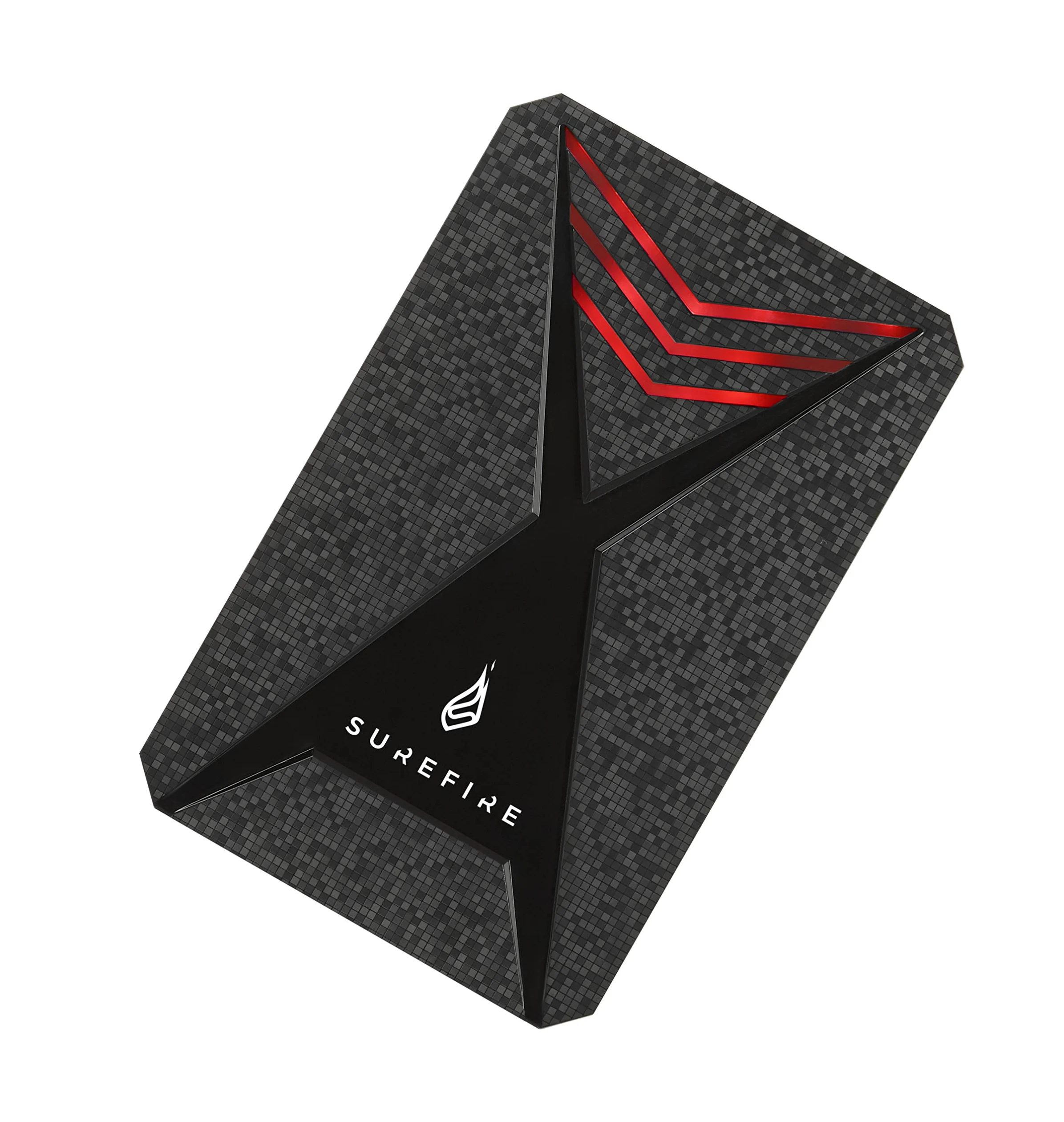 Surefire Bunker Gaming SSD 2,5” I 512 GB I Unità SSD esterna I Adattatore USB-C I Windows & MacOSx I Velocità di lettura e scrittura 450MB/s e 430MB/s I PC Playstation e Xbox I powered by Verbatim