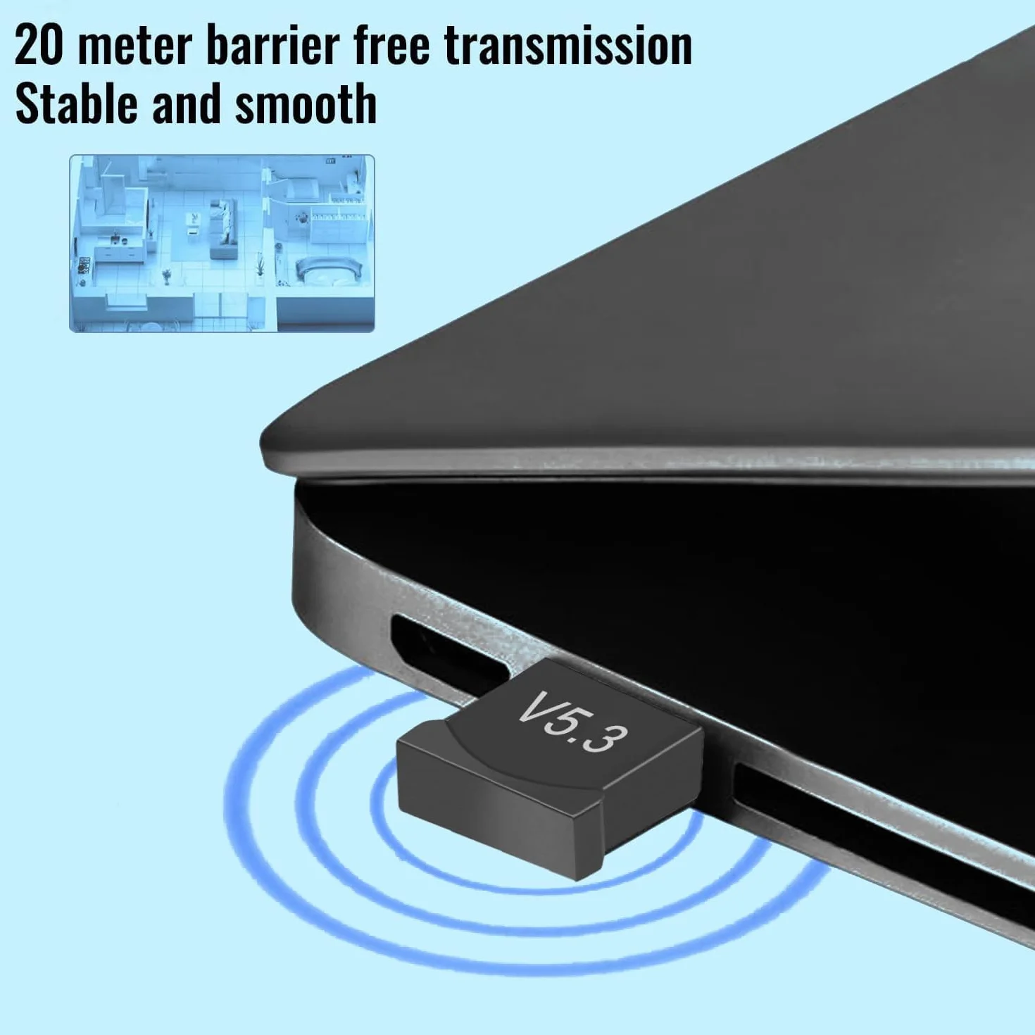 Adattatore Bluetooth Per Pc - Chiavetta Bluetooth Per Pc Adattatore Bluetooth Usb 5.4 Plug Play Adattatore Usb Bluetooth Compatibile Con Windows 11/10/8.1/7