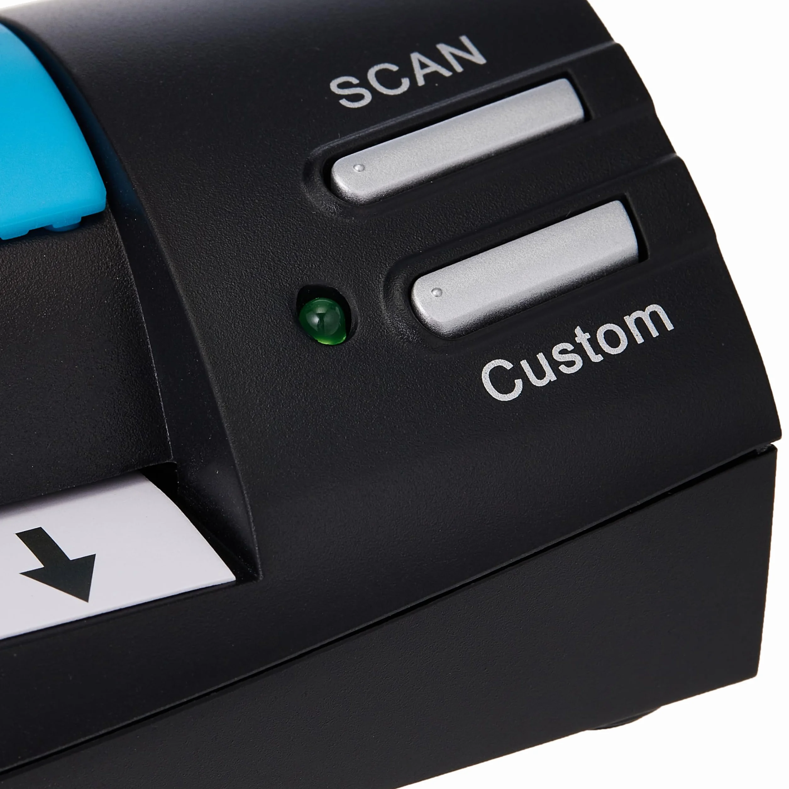 Plustek MobileOffice S602 Business Card Scanner, 1200 x 1200 DPI, Nero/Blu