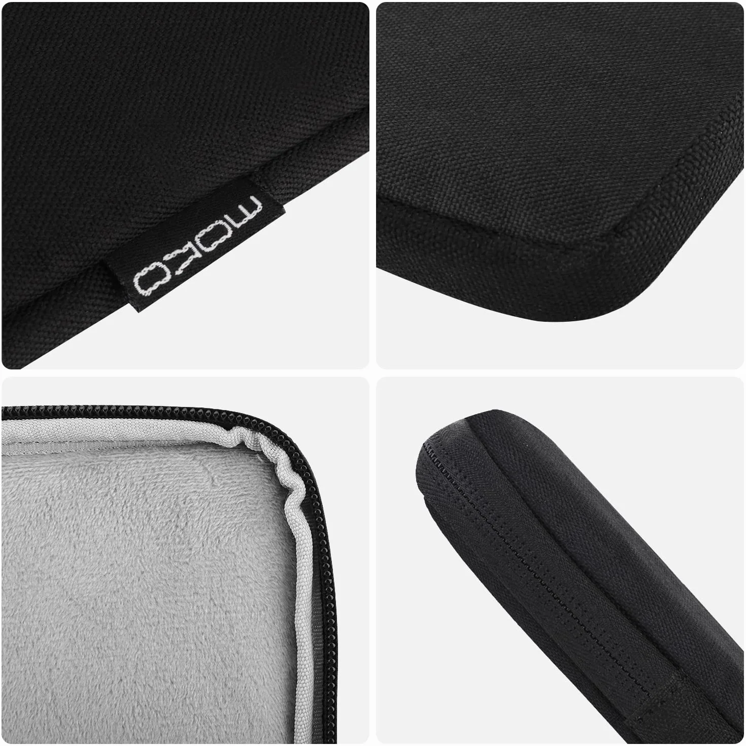 MoKo 9-11 Pollici Tablet Sleeve Borsa Custodia di trasporto per New 11" iPad Air M3, iPad A16 2025, iPad Pro 11 M4, Air 5/4/3, iPad 10/9/8th Gen, Tab S8/S9 11", Nero
