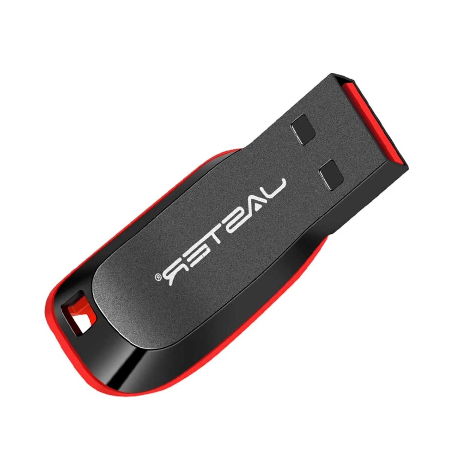 Chiavetta USB in plastica da 128 GB, portachiavi di memoria, 64 GB, 32 GB, nero, regalo aziendale, 16 GB, 8 GB, 4 GB (128 GB)