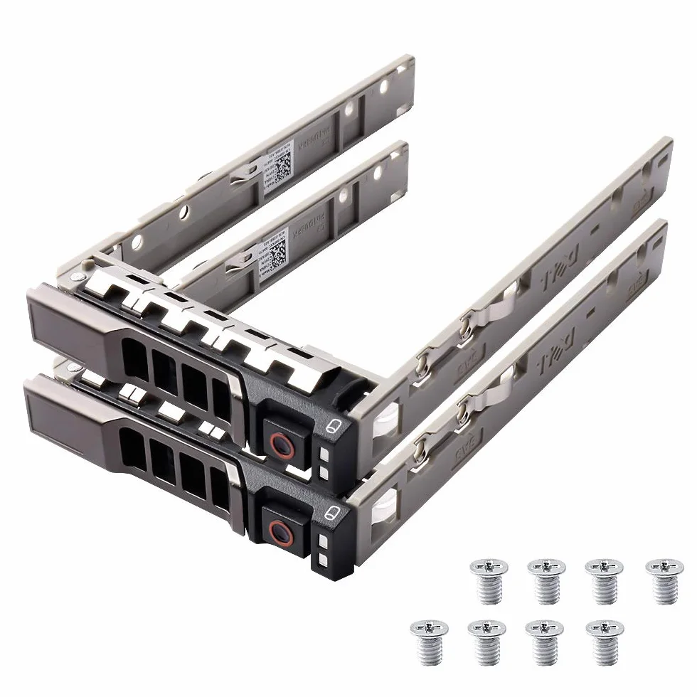 Confezione da 2 vassoi per disco rigido SAS SATA da 2,5" 8FKXC 08FKXC, compatibile con Dell PowerEdge R630 R730 R730XD T630 R430 T430 PowerVault MD1420 MD3420 Series