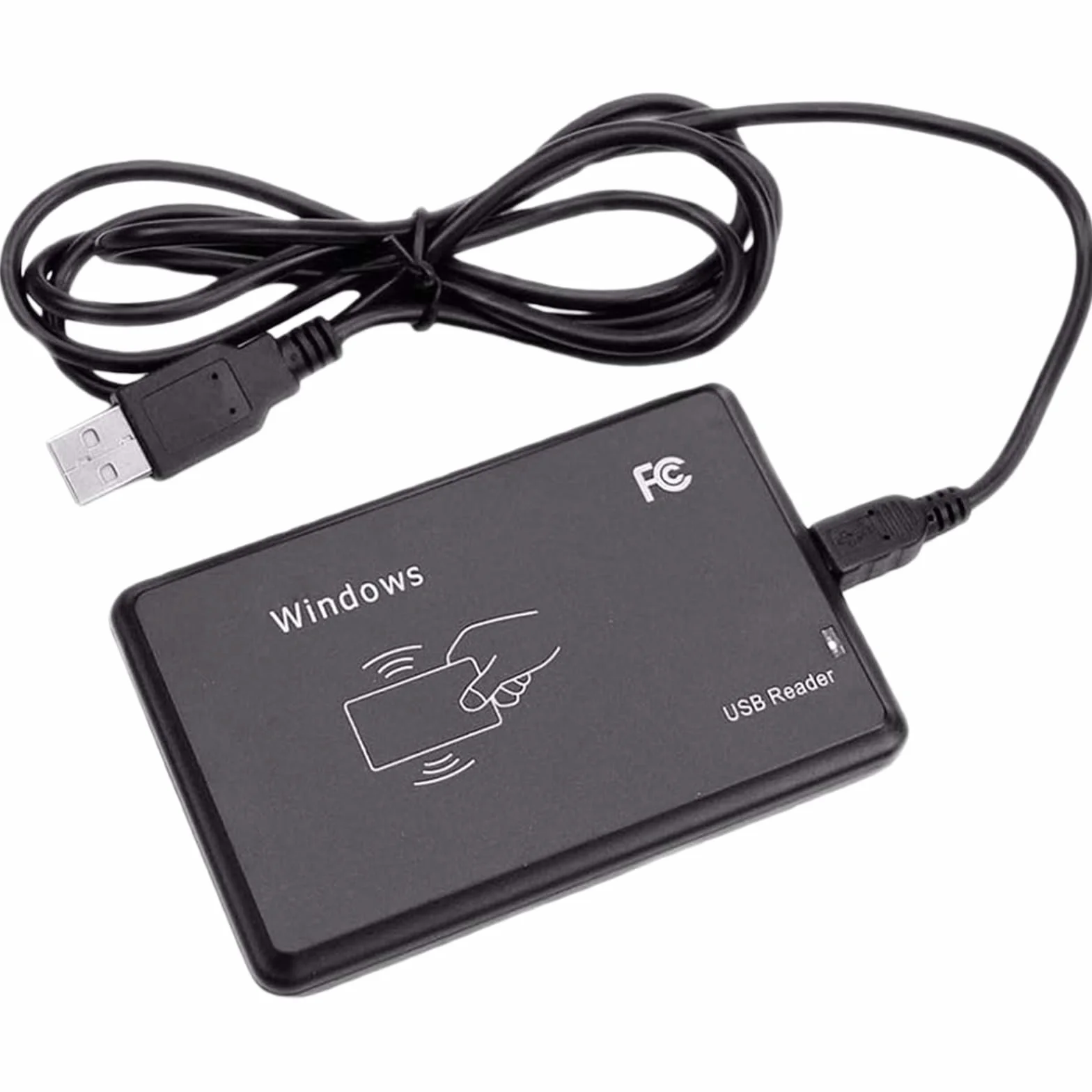 Lettore di schede, lettore NFC da 13,56 MHz e scrittore di schede IC per controllo accessi, gestione dei membri e codifica dati, programmatore USB per personale d'ufficio, tecnici e amministratori di