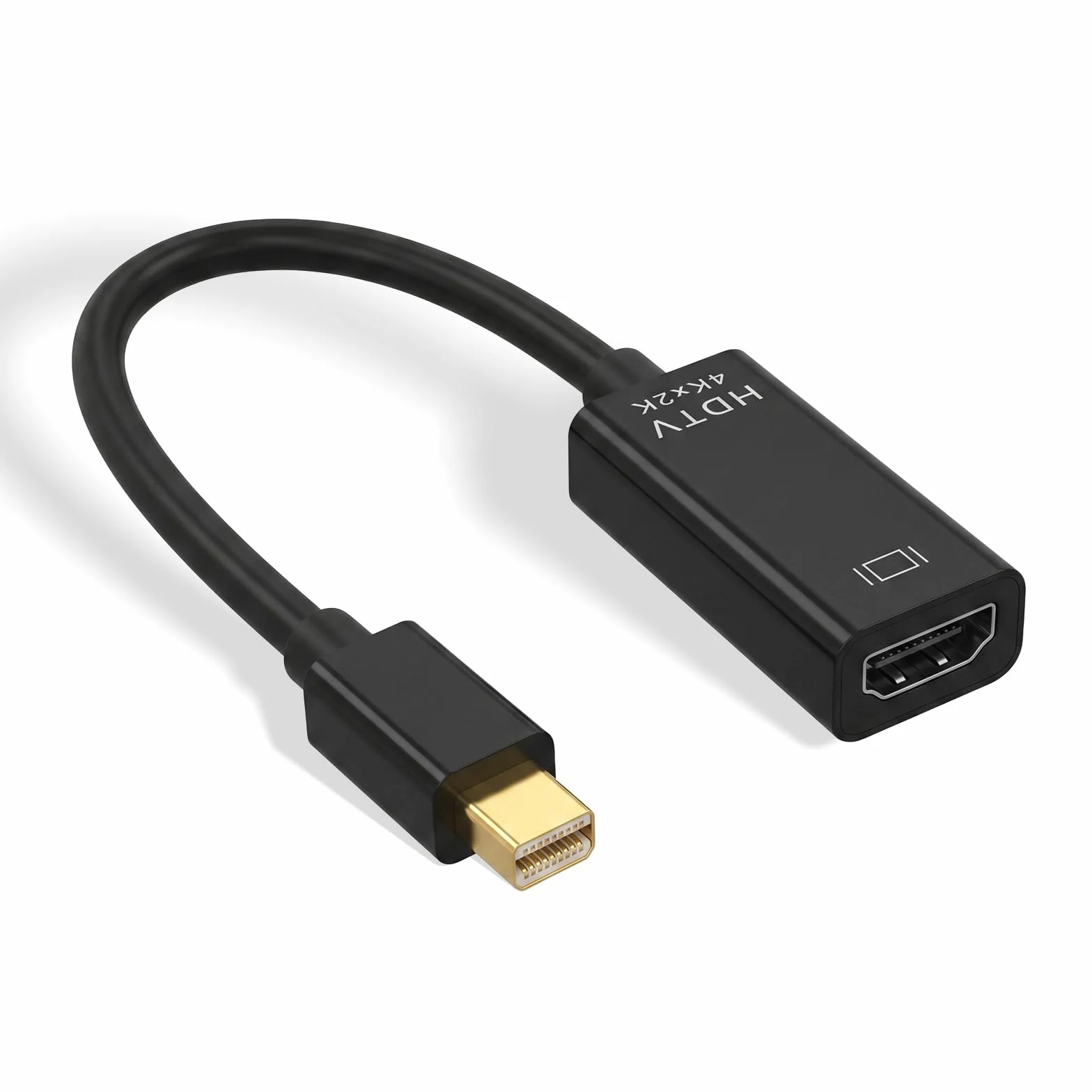 Adattatore Display Port HDMI, Mini Displayport to HDMI, UHD 4K 30Hz, 2K 60Hz, 1080P 120Hz, Unidirezionale per MacBook Air/Pro Microsoft Surface Pro/Dock Laptop Monitor Proiettore
