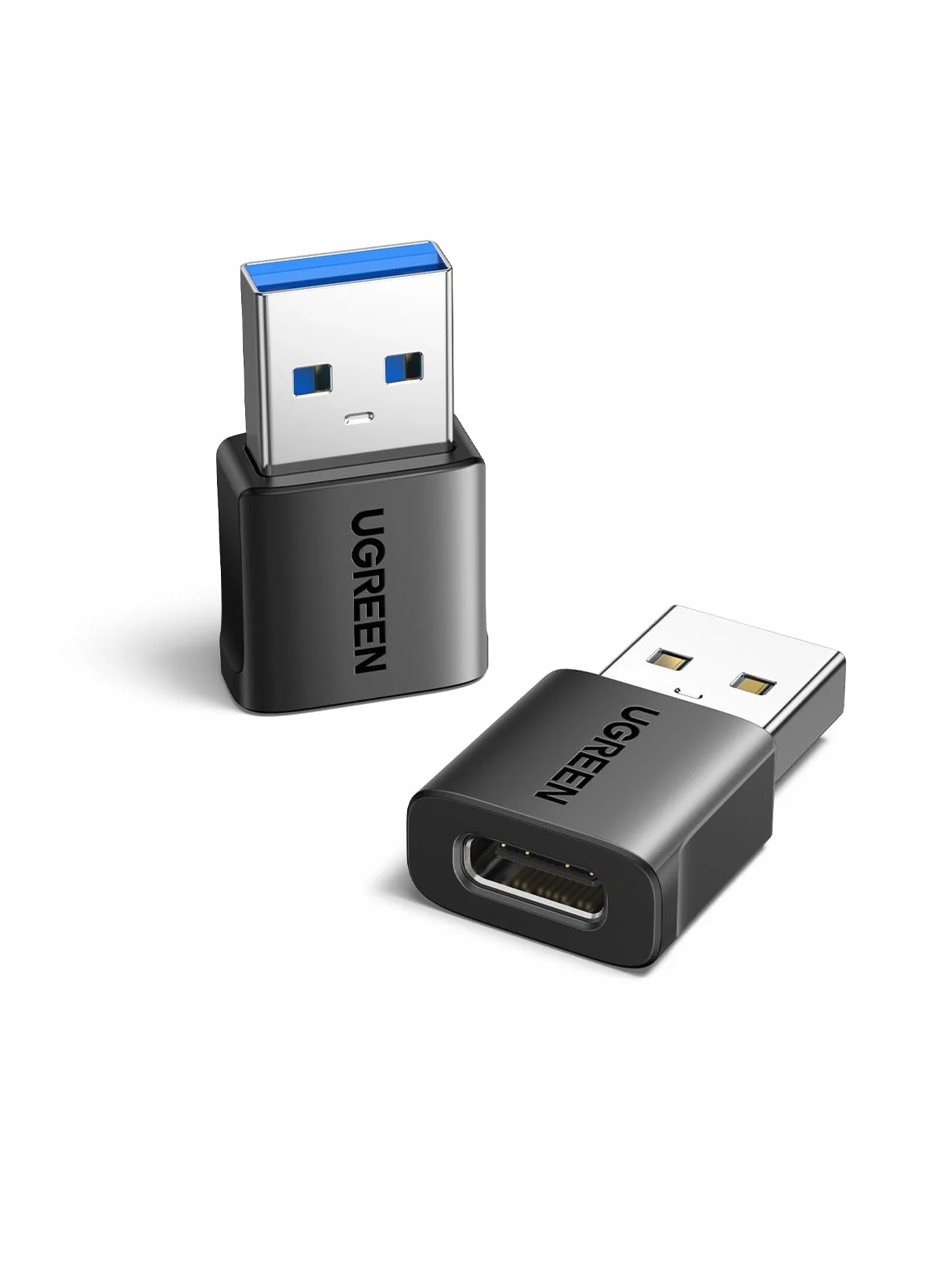 UGREEN Adattatore USB a Tipo C 2 Pezzi 10Gbps Convertitore Maschio a Femmina 3.2