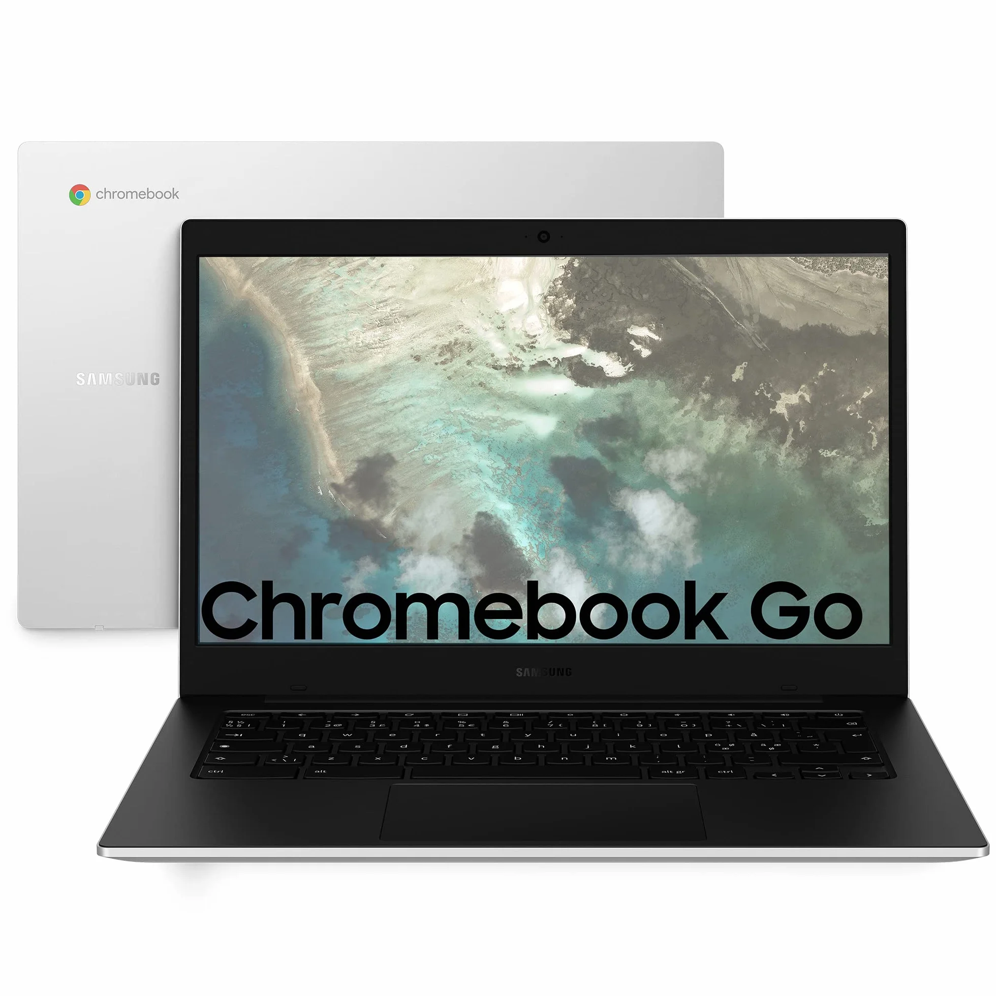 Samsung Galaxy Chromebook Go XE340XDA-KA1IT 14" Full HD LED Intel Celeron 4GB RAM 64GB eMMC USB-C Silver