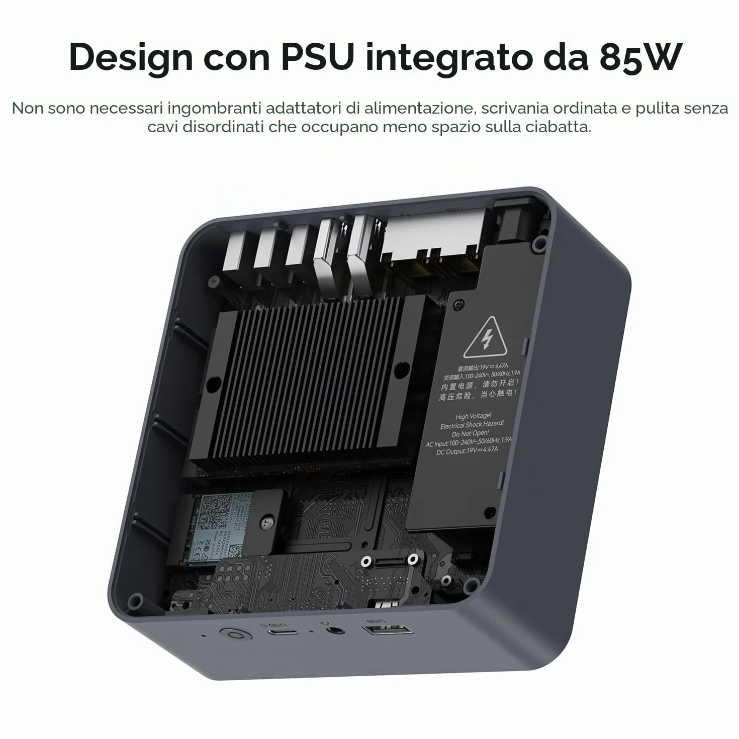 Beelink EQi13 Mini PC Intel Core i5 13500H 16GB DDR4 500GB SSD Windows 11 Pro 4K Dual Display WiFi 6