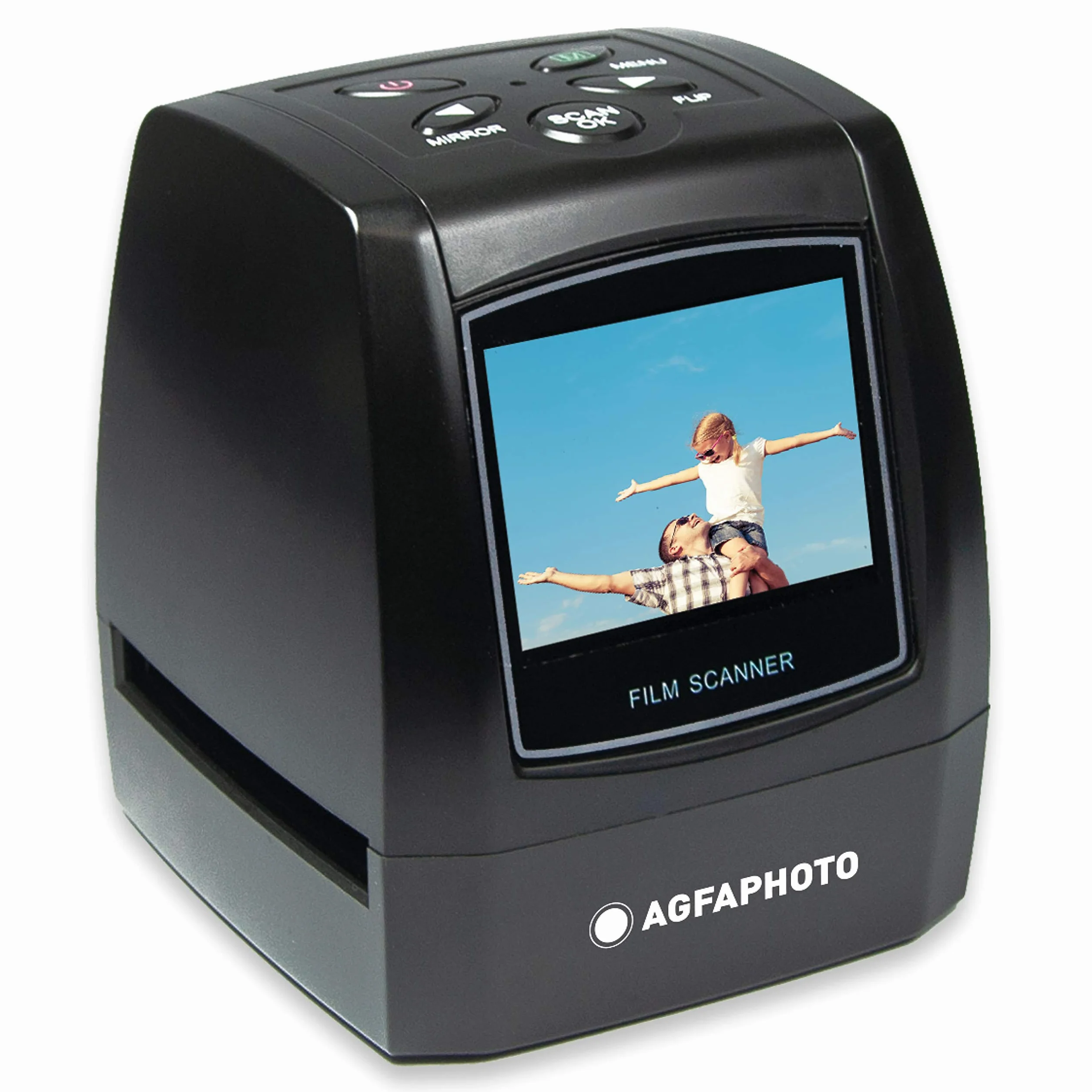 AGFA Photo Realiview AFS100 Scanner Digitale Film 35 mm 135 Diapositivi 10 MP Display LCD 2,4 Pollici Nero