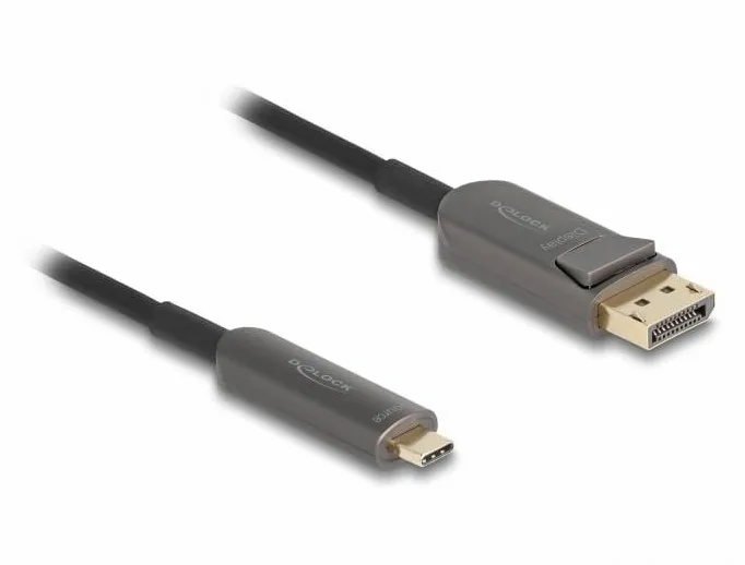 Delock Aktives Optisches Kabel UsB-C -> Displayport - Kabel - Digital/daten (81609)