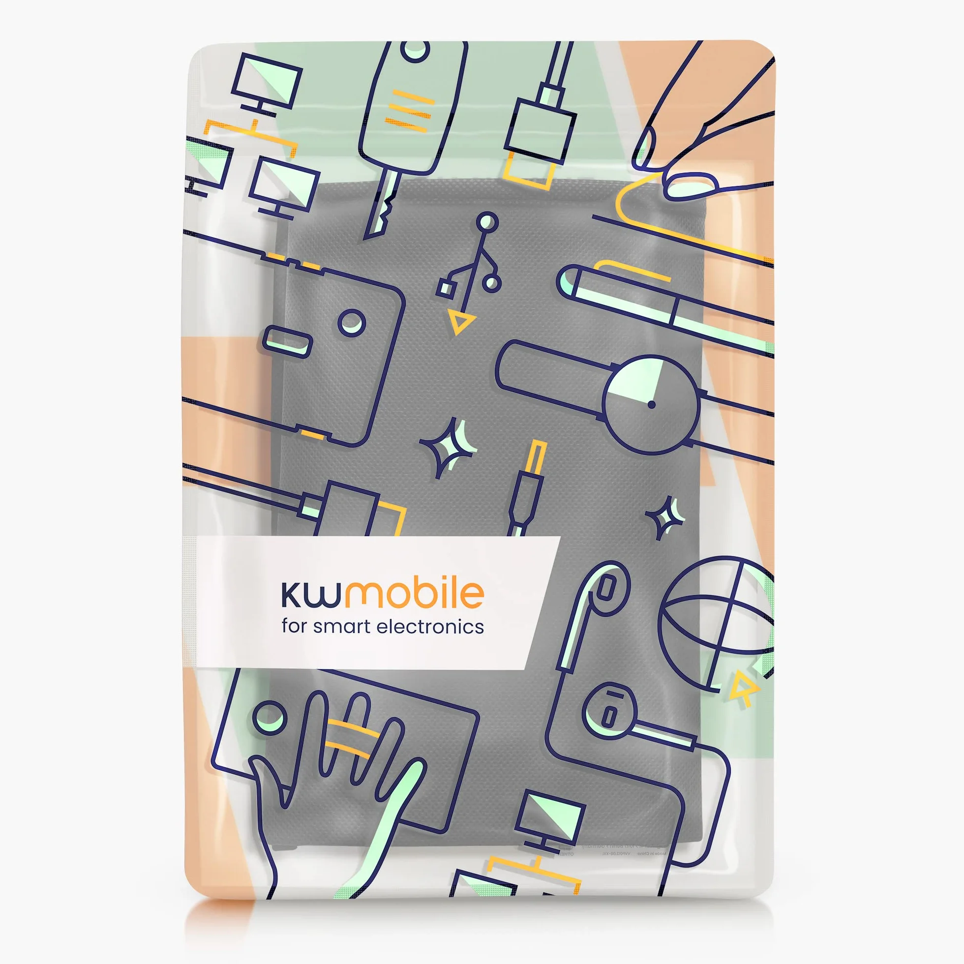 kwmobile Custodia Copritastiera Compatibile con Universal Keyboard (M) - Protezione Antipolvere Tastiera PC - Cover Protettiva Nero