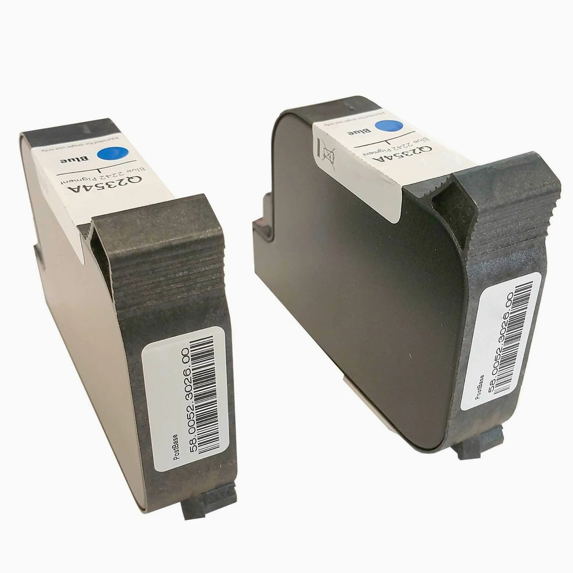 2X CARTUCCIA DI INCHIOSTRO 42ML COMPATIBILE PER FP POSTBASE 30 45 65 85 100 BLU CON CHIP