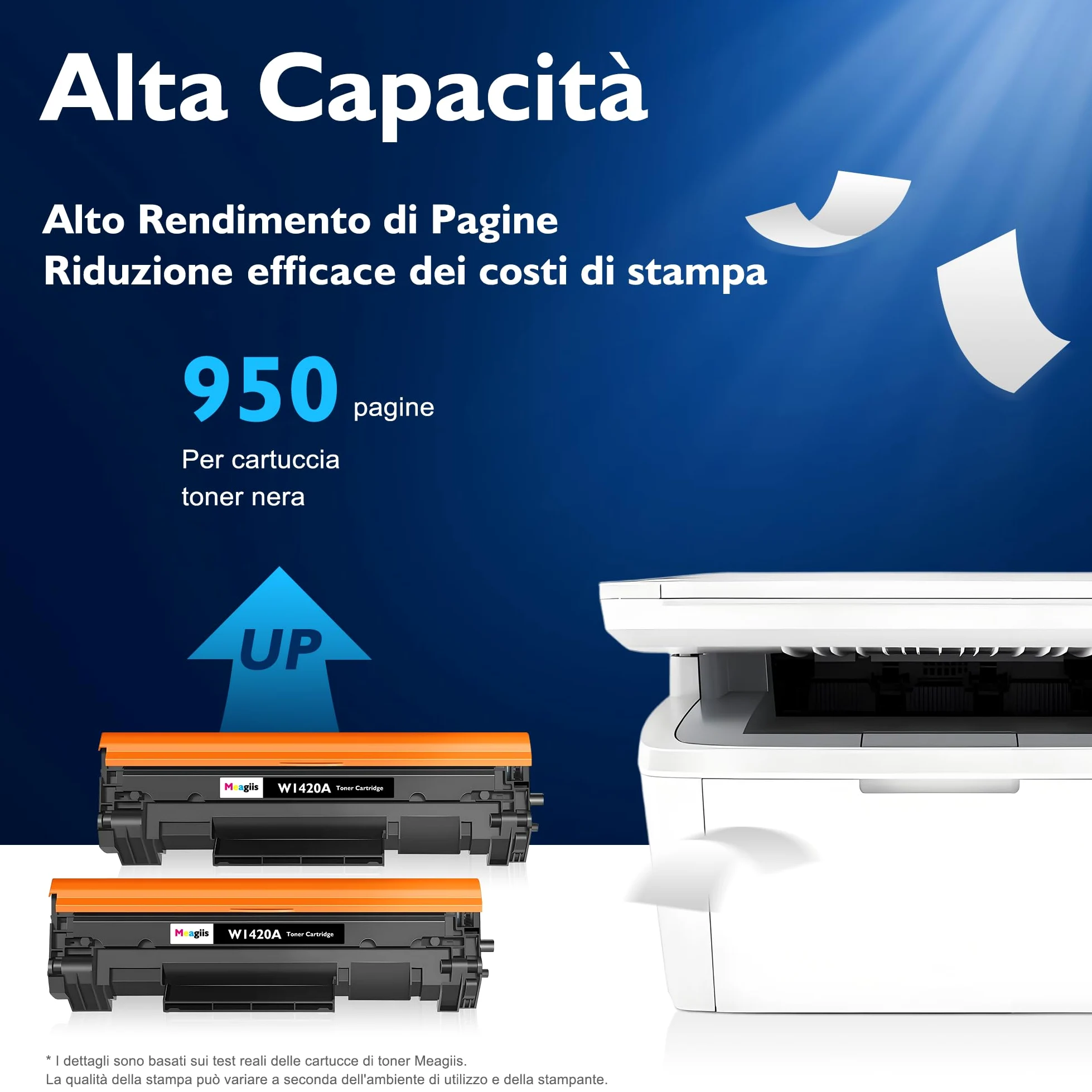 142A Con Chip Cartucce Toner Compatibile per HP 142A W1420A 142X W1420X Toner per HP LaserJet M110w M140w M139w M110 M139 M140 (2 Nero)