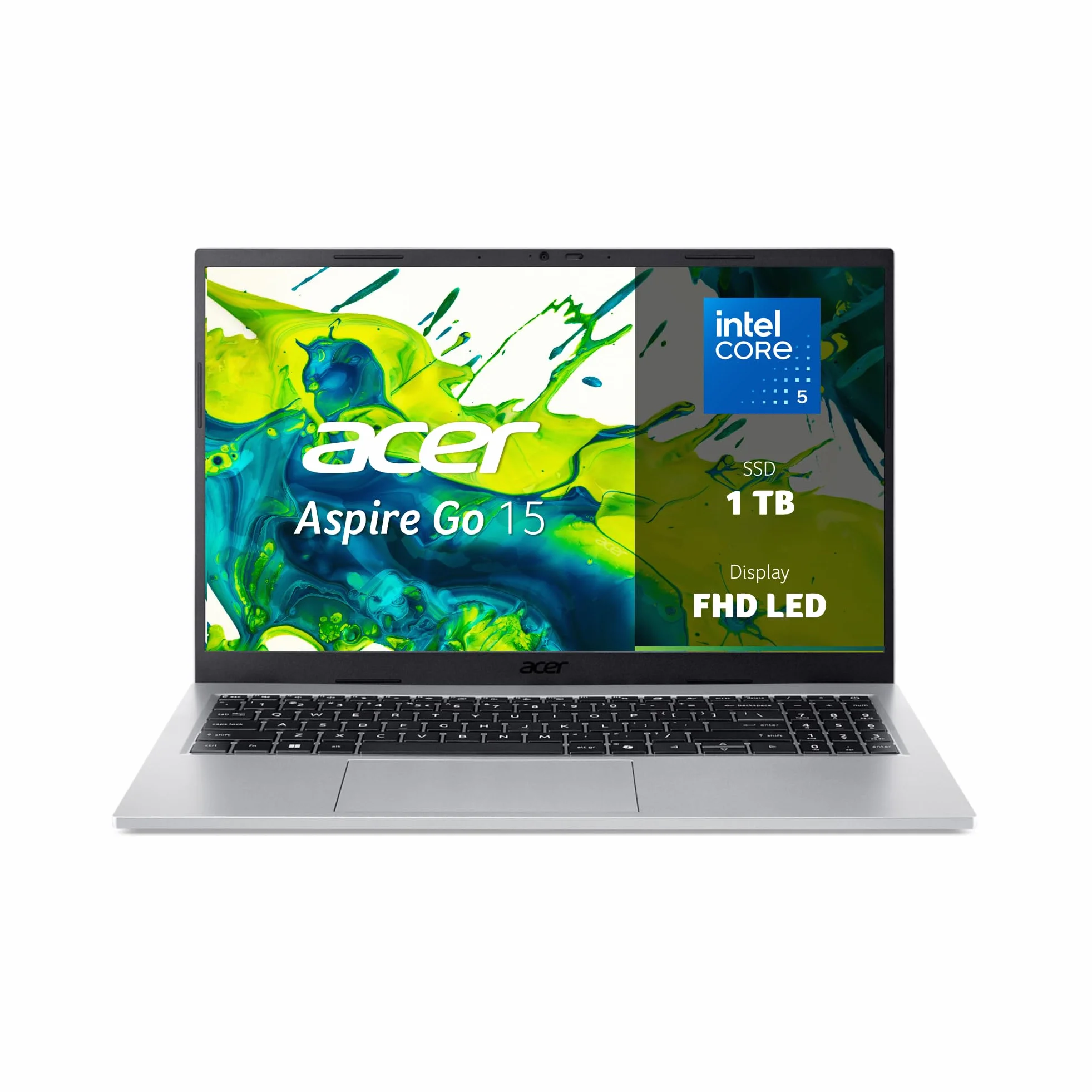 Acer Aspire Go 15 AG15-72P-54CZ Notebook, Intel Core 5 120U, 16GB RAM, 1024GB SSD, 15.6" FHD, Windows 11 Home