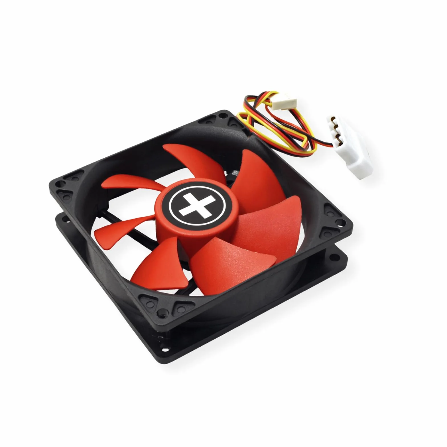 Xilence Ventola per case XPF92.R da 92 mm, 3 pin+4 pin, rosso/nero