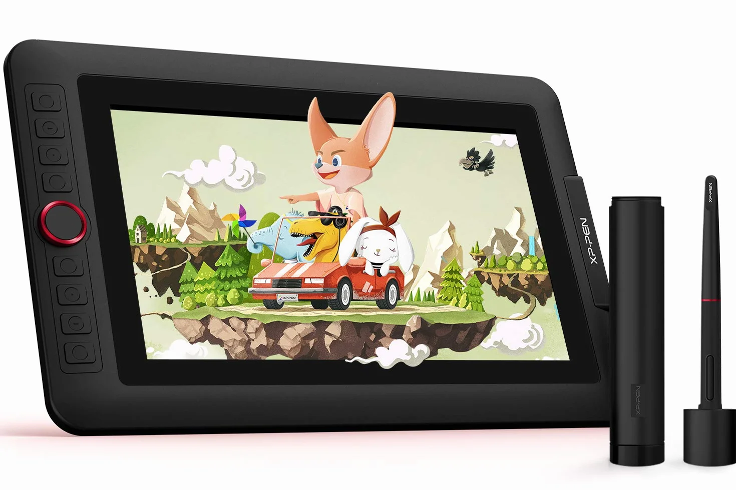 XP-PEN Artist 12 Pro - Tablet grafico con schermo HD IPS 11.6", pennino a 8192 livelli con inclinazione e 8 tasti di scelta rapida, compatibile con Mac, Windows
