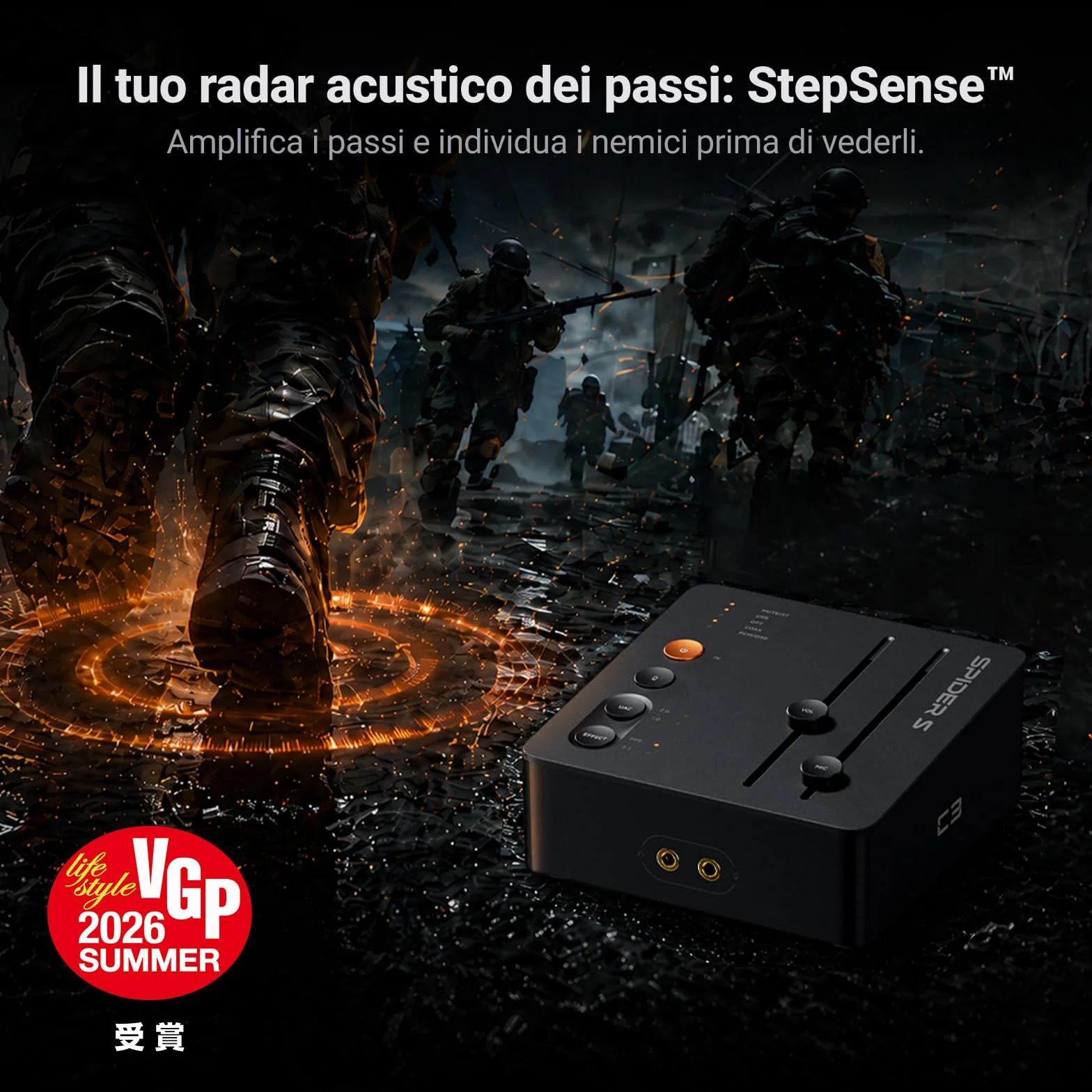 Fosi Audio C3 Scheda Audio USB PC, Gaming DAC con Audio Surround 7.1, Scheda Audio Esterna con XMOS XU316 e CS43131, Microfono Noise Cancelling per FPS, PS5, Switch, Laptop, Mac, Nero