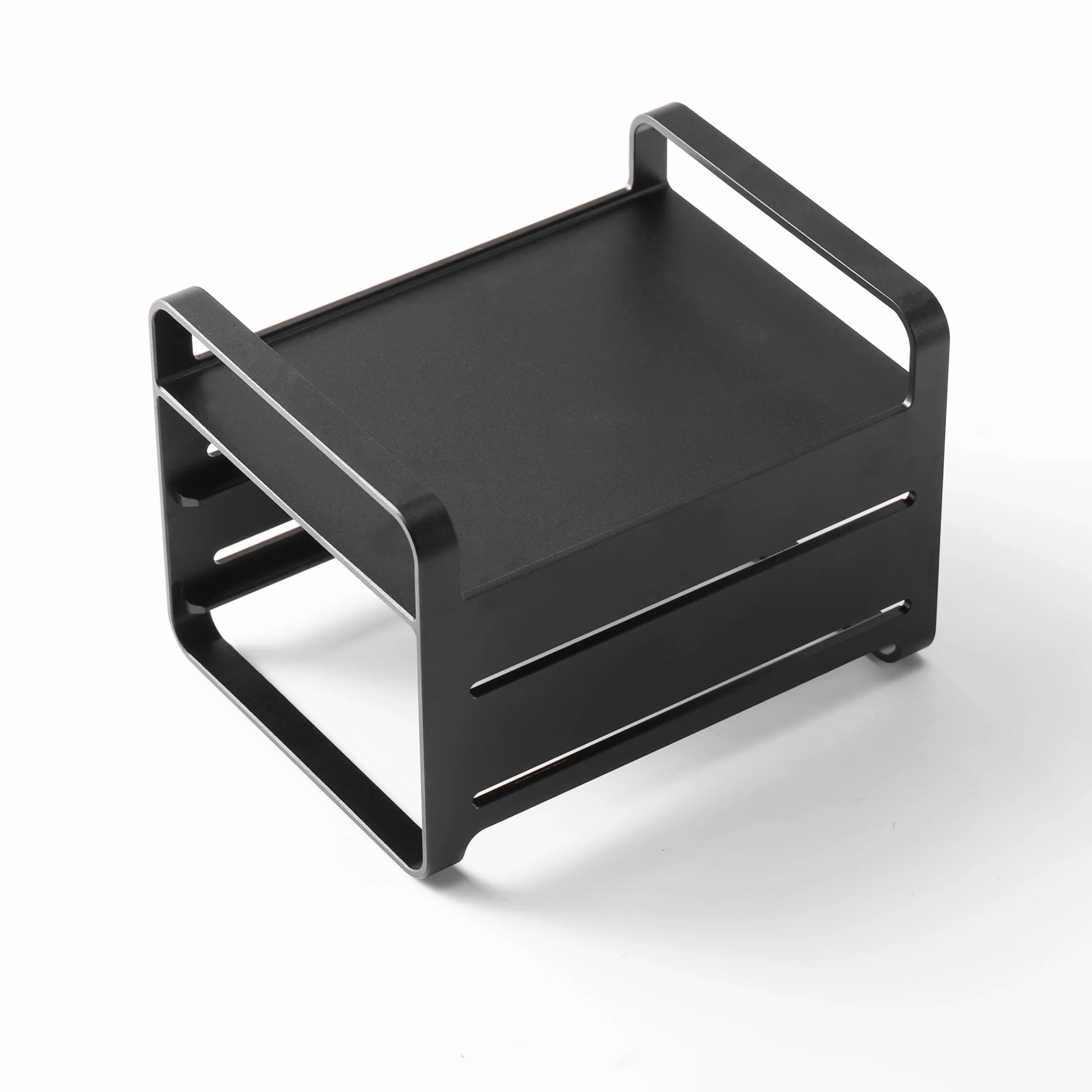 zimablade Vassoio rack HDD a 2 alloggiamenti, Zimaboard e altre unità di archiviazione doppie da 3,5 pollici, rack di montaggio per unità disco rigido con design in lega di alluminio