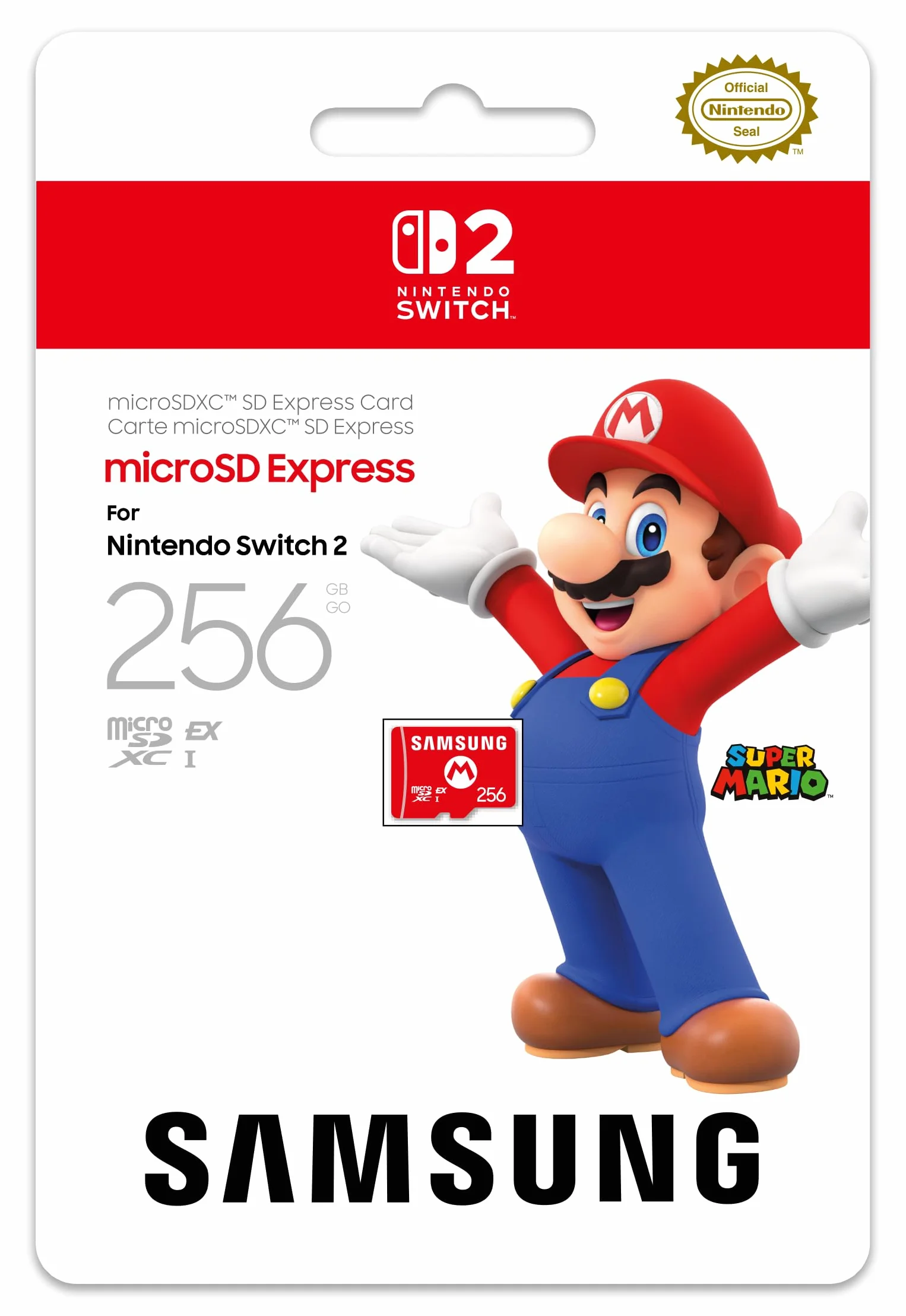 Samsung 256 GB Micro SD Express Card for Nintendo Switch 2