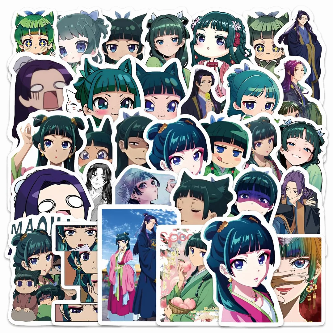 The Apothecary 51 Adesivi Set, Sticker Anime, colorati, impermeabili, per Laptop, Valigia, Skateboard, Auto, Bambini, Adolescenti, Decorativi
