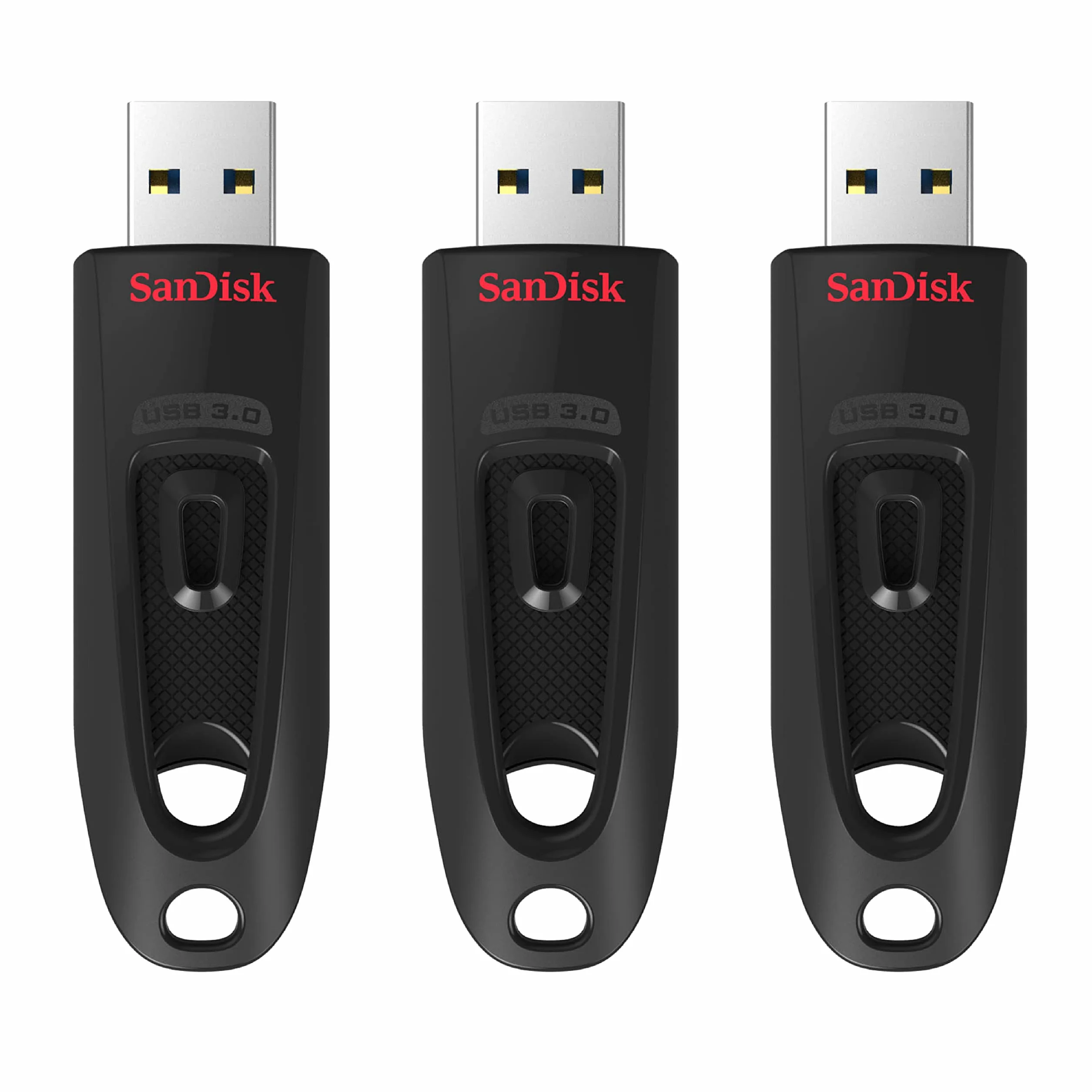 SanDisk Ultra Chiavetta USB 3.0 da 32 GB fino a 130 MB/sec, 3 Schede