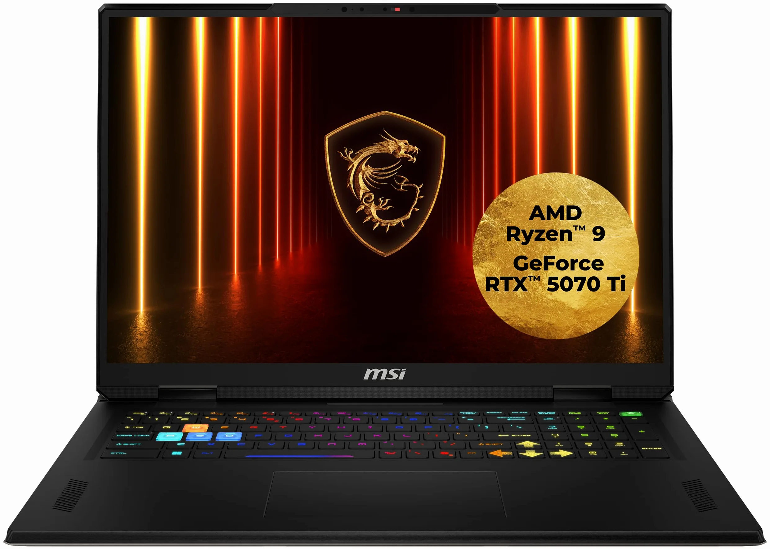 MSI Vector A18 HX Gaming Laptop da 18", QHD+ 240 Hz Display, AMD Ryzen 9 9955HX, NVIDIA GeForce RTX 5070 Ti, 32 GB DDR5, SSD 1 TB, Windows 11 Home, QWERTZ tastiera, A9WHG-081