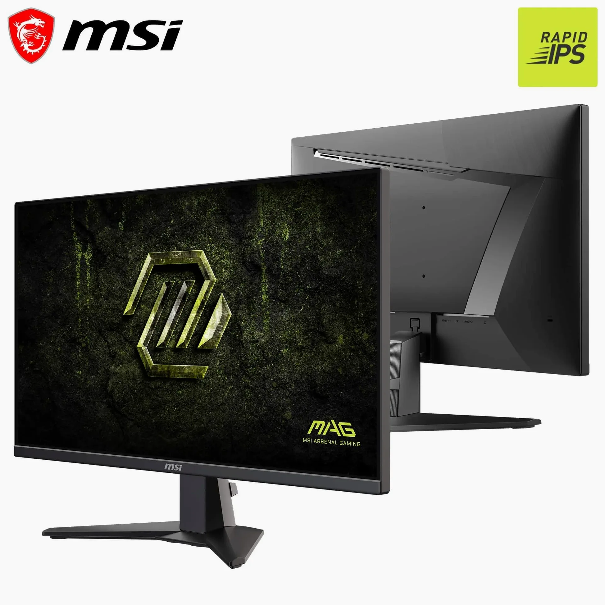 msi MAG 275FA E20 Monitor Gaming 27" FHD 1920x1080 Rapid IPS, 200 Hz, 0,5 ms, HDR Ready, Adaptive Sync, Eye Care, AI Vision, HDMI 2.0b, DP 1.2a, senza cornice, compatibile VESA