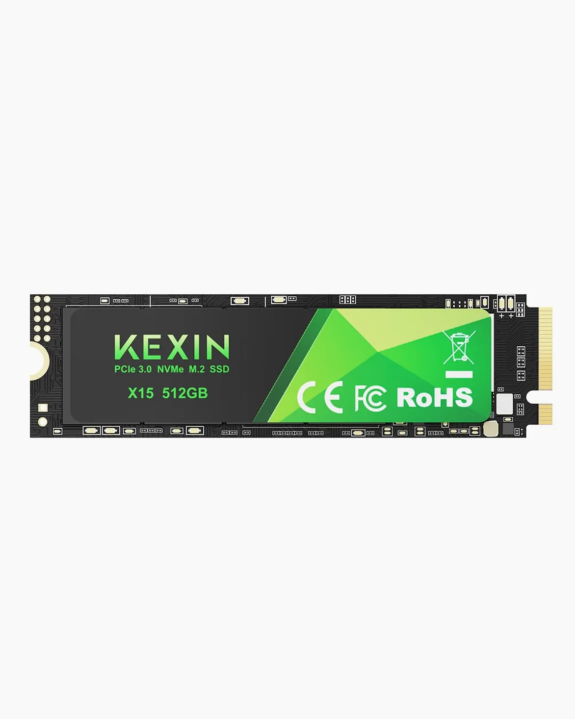 KEXIN 512GB Interno SSD Fino a 3400MB/s M.2 PCLe 3.0 NVMe SSD Internal Solid State Drive