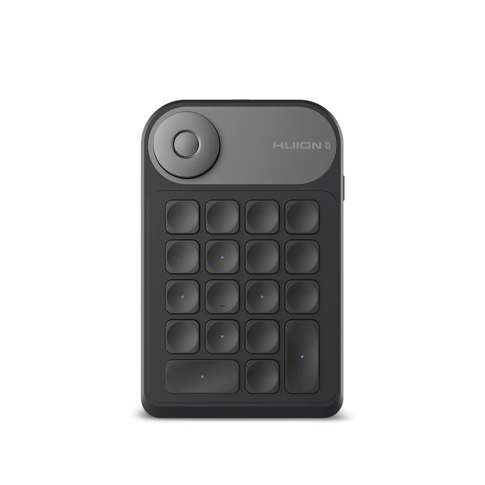 HUION Keydial Mini K20 Tastiera Remota Bluetooth 5.0 per Display da Disegno e Tavoletta Grafica con Controller a Quadrante+18 Tasti Personalizzati, Tastiera Portatile per PC, Laptop, Mac