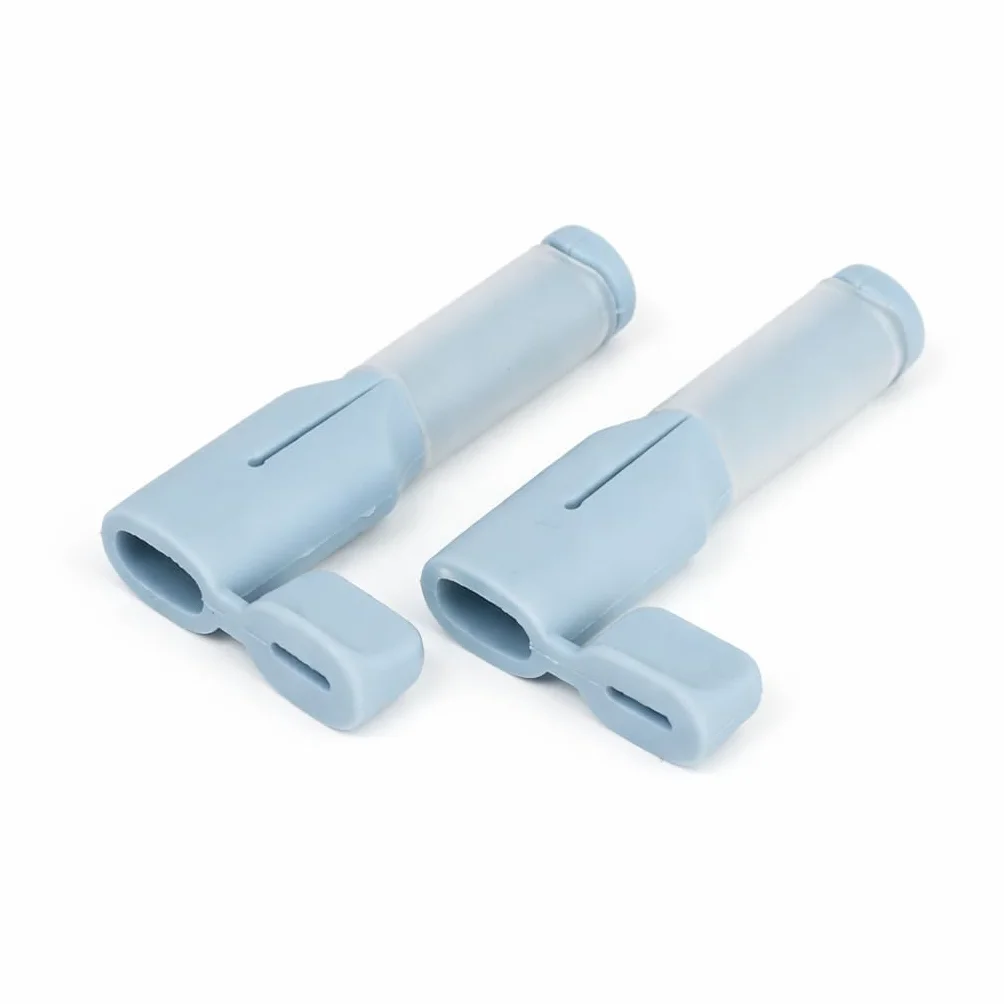 Confezione da 2 protezioni per cavi USB-C in morbido silicone, custodia flessibile per cavo di ricarica, copertura anti piegatura, organizer per cavi per protezione caricabatterie Android, blu, per