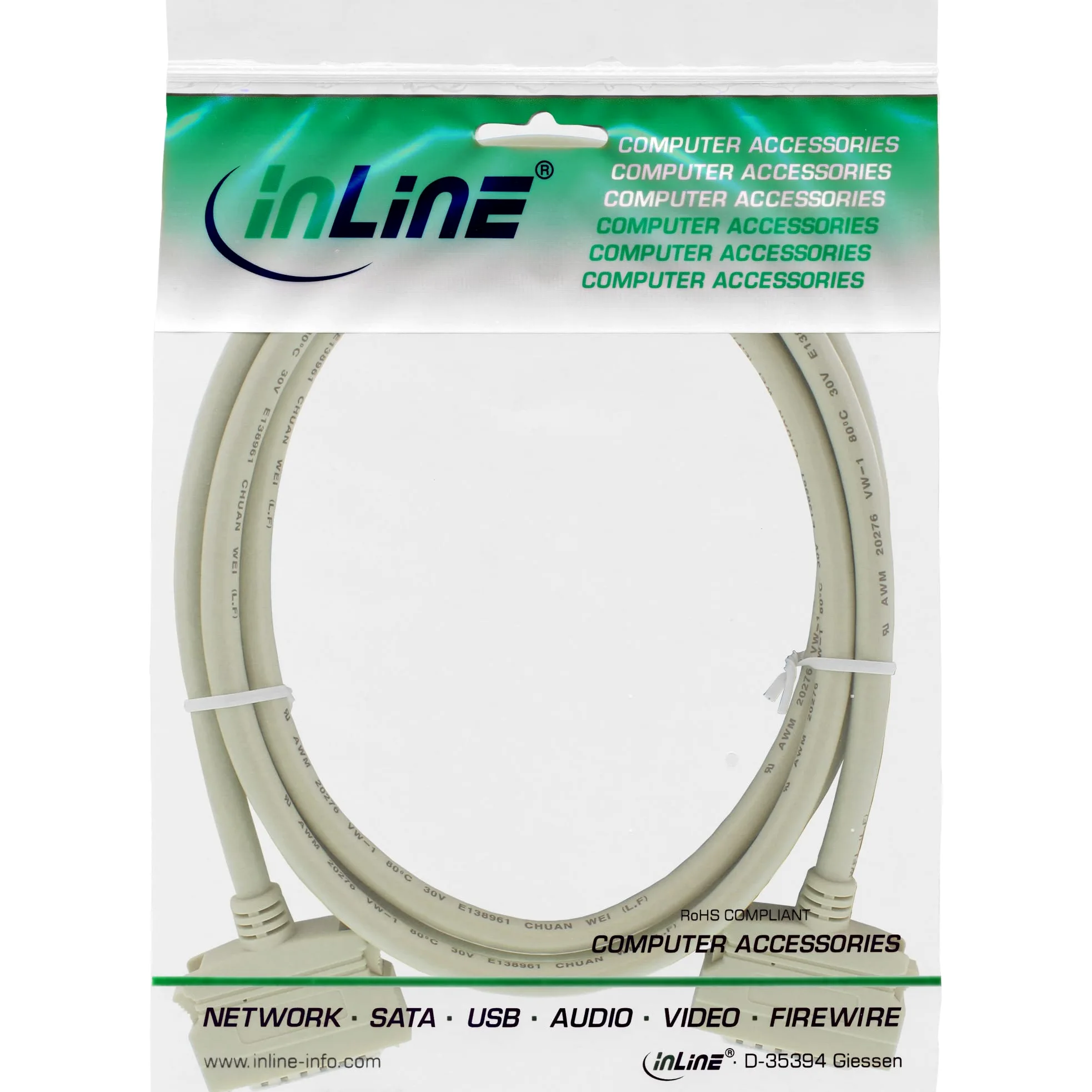 InLine SCSI II Cavo Mini Sub D 50 Poli 1 m