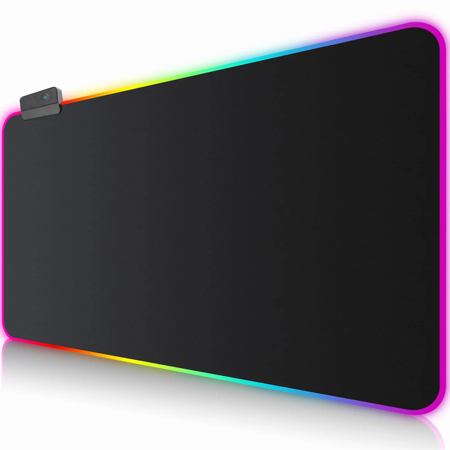 Realky Tappetino Mouse Gaming XXL, 900 * 400mm Tappetino Mouse RGB, Impermeabile e Antiscivolo Mousepad, Adatto per Desktop di Computer, Desktop da Gioco, desktop dell'ufficio, 14 Modalità Luce