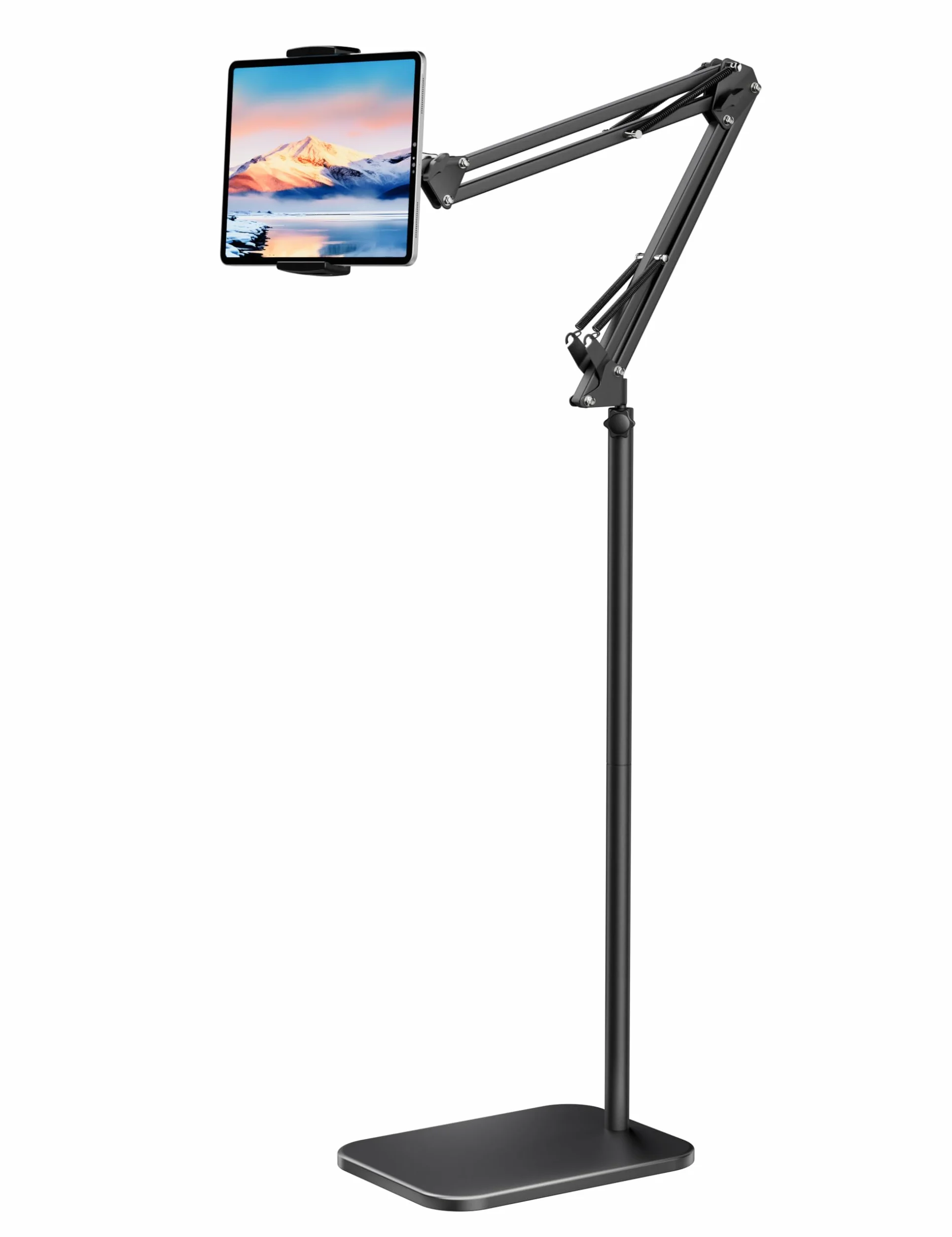 LanPavilion Supporto da pavimento per tablet regolabile compatibile iPad Pro Air iPhone Galaxy 11,9-33 cm