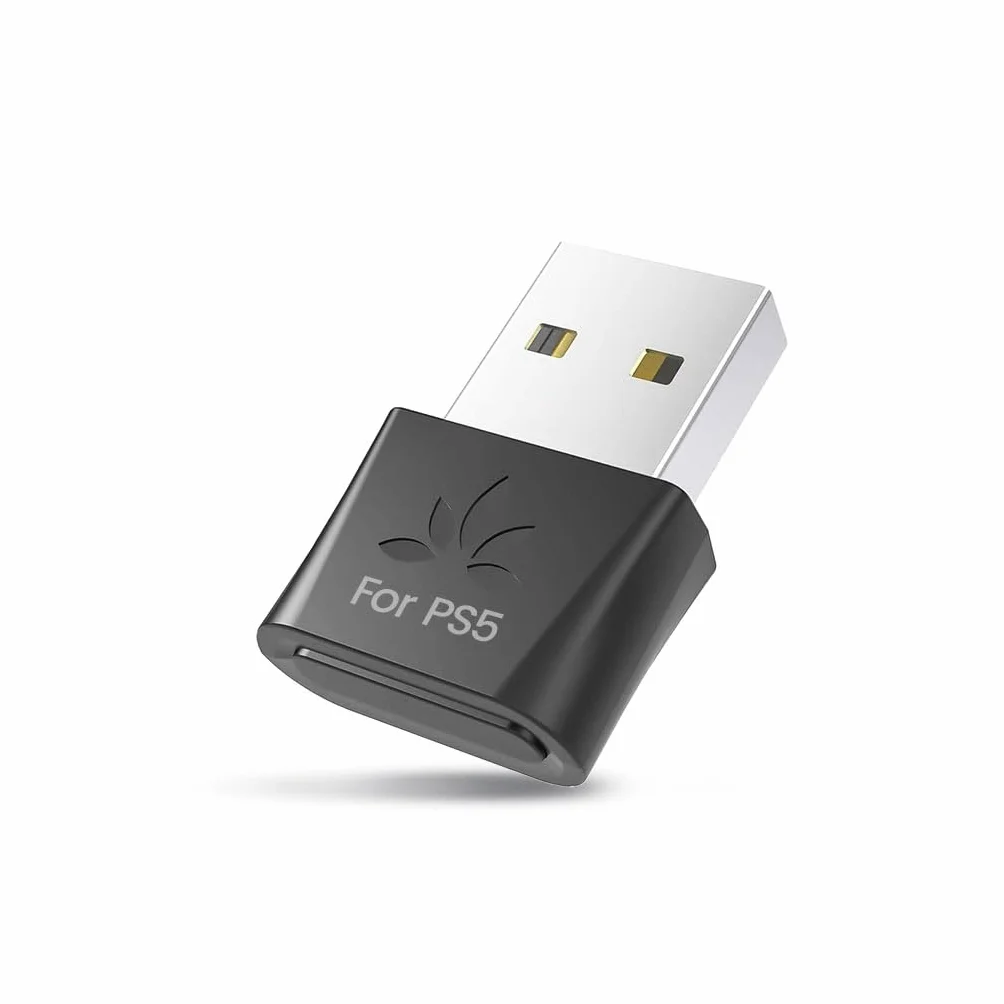Avantree DG80-Gaming - Adattatore Dongle USB Bluetooth 5.3 per PS5 e Console da gioco, con aptX-Adaptive e bassa latenza, Chiavetta Trasmettitore Audio Wireless per Bluetooth Cuffie e Auricolari