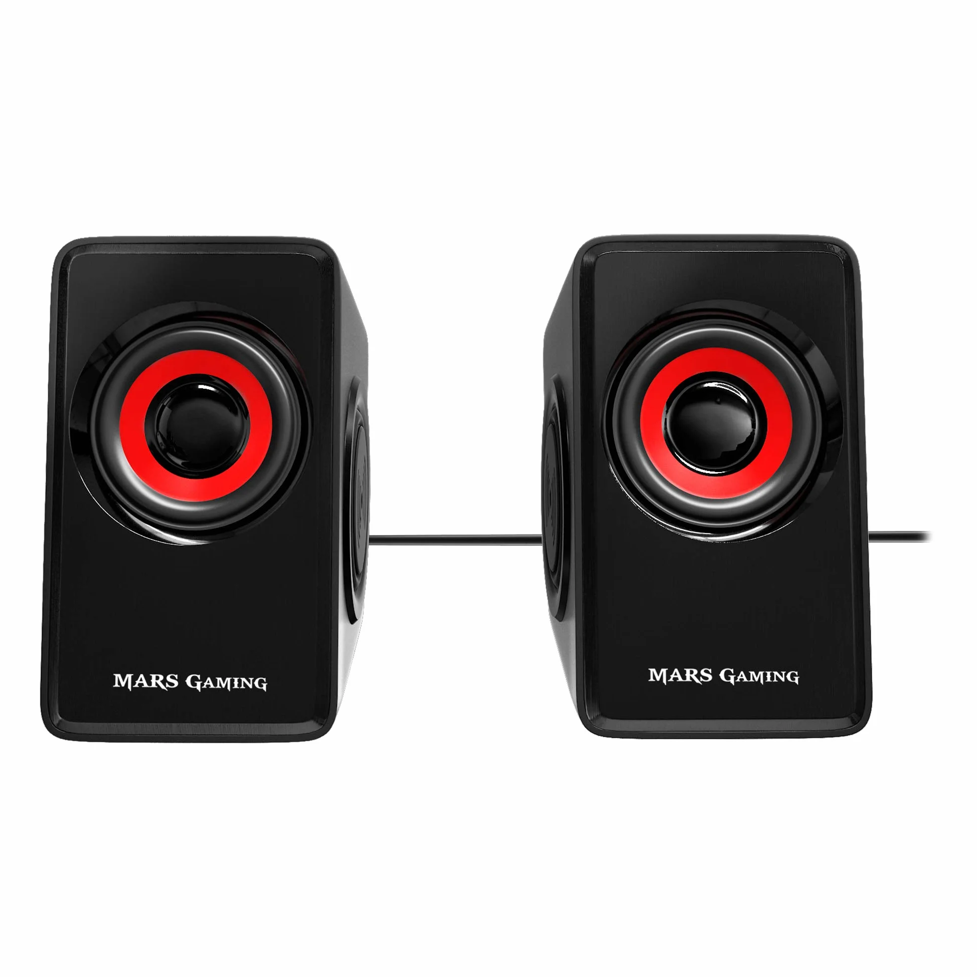 Mars Gaming MS1, Altoparlanti da Gioco 10W, sSubwoofer, 3.5mm Jack e USB, 6 Driver Audio