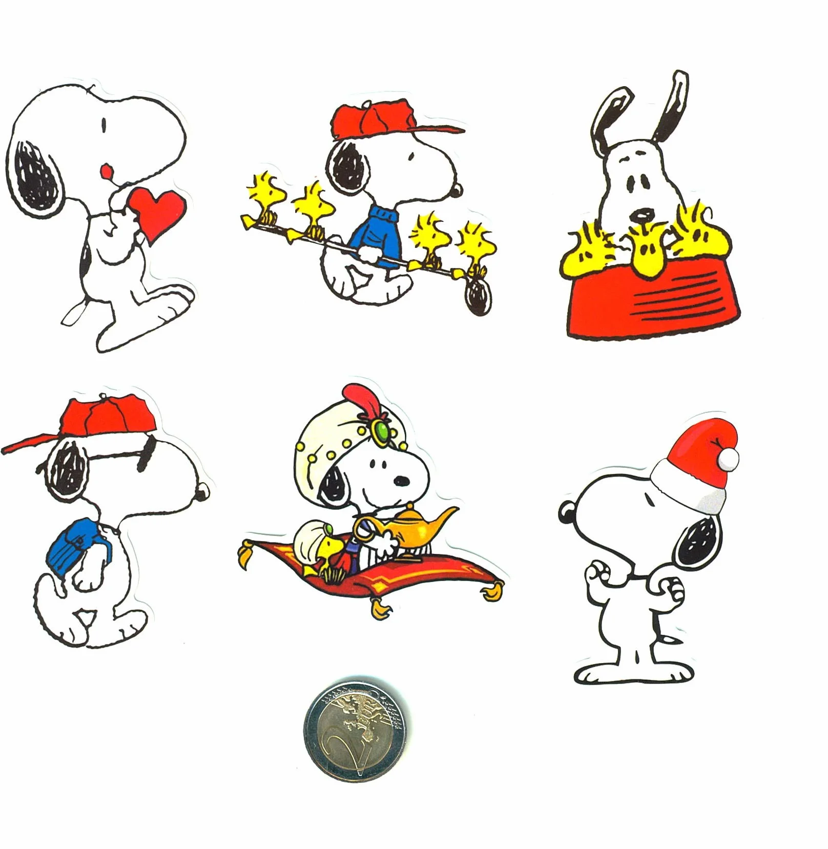 Top Adesivi ! Lotto di 20 Adesivi Snoopy - Stickers Vinili Non Volgari i Alta qualità - Fashion, Bomb, The Peanuts - Personalizzazione Computer, Laptop, Valigie, Moto, Bici, Skateboard