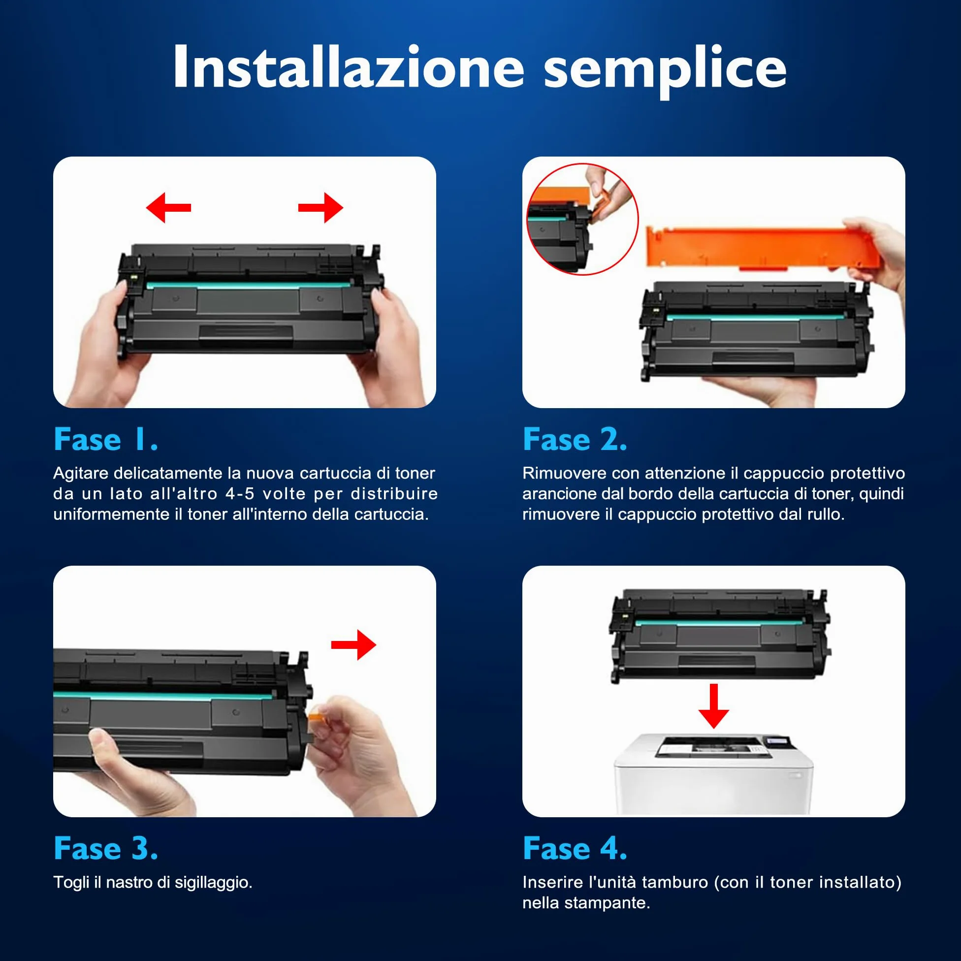 142A Con Chip Cartucce Toner Compatibile per HP 142A W1420A 142X W1420X Toner per HP LaserJet M110w M140w M139w M110 M139 M140 (2 Nero)