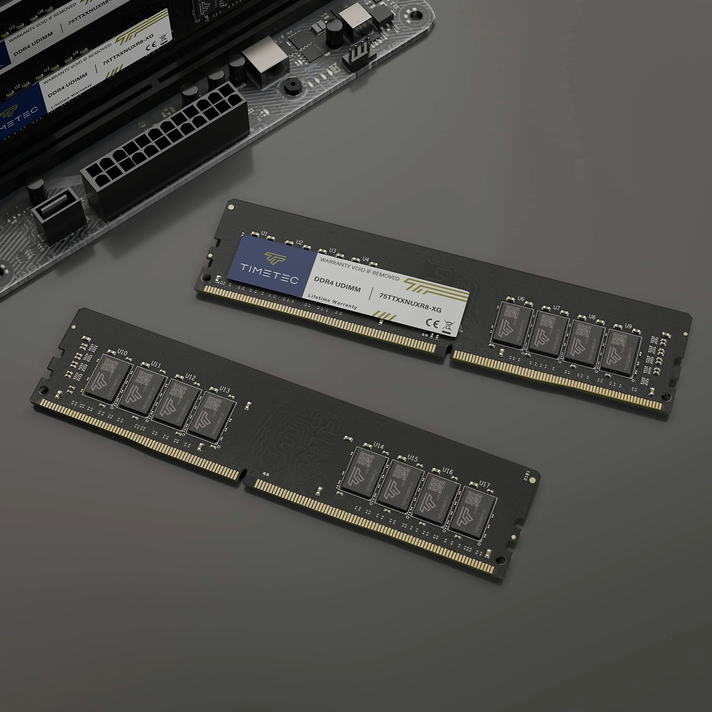Timetec 8 GB DDR4 3200 MHz PC4-25600 CL22 1.2V non ECC unbuffered Single Rank Progettato per giochi e grafica Compatibile con AMD/Intel Desktop PC Aggiornamento modulo RAM
