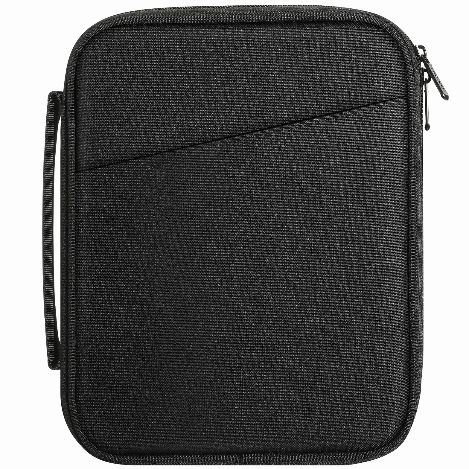 MoKo 7-8 pollici Tablet Sleeve Custodia da trasporto con maniglia, Borsa da viaggio protettiva imbottita per iPad Mini A17 Pro 8,3'' 2024, iPad Mi-ni 6 8,3“ 2021, i-Pad Mini 5 7,9” 2019, Nero