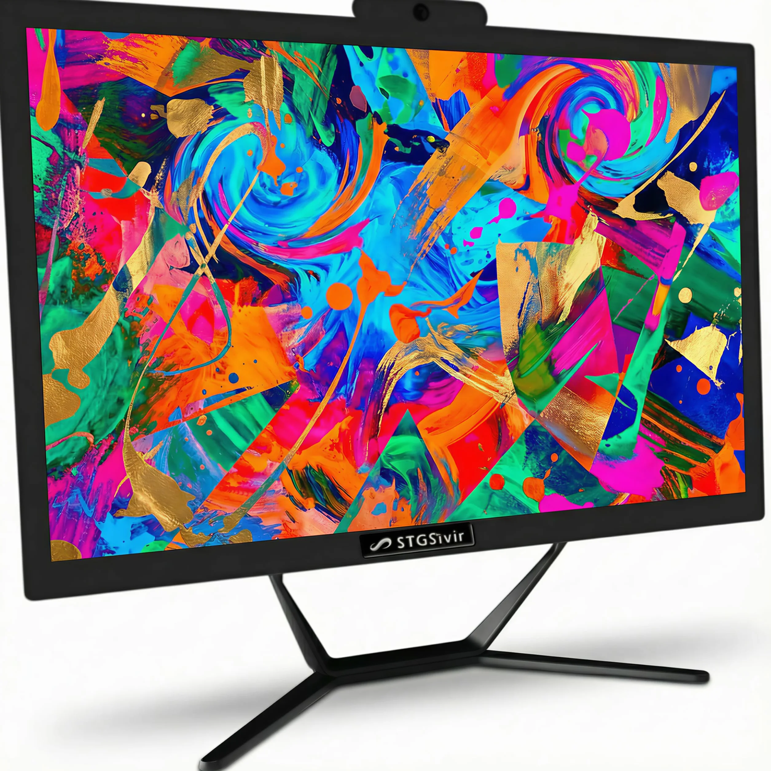 PC All in One 21.5" FHD Core i5 3.6 GHz 16GB RAM 512GB SSD WiFi Bluetooth Windows 11 Pro Nero
