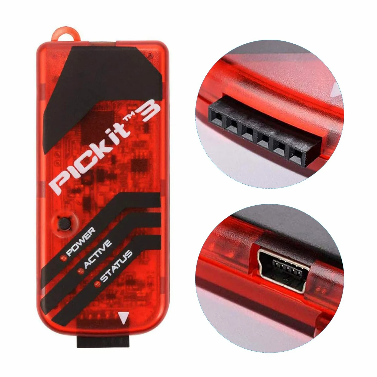 PICKIT3 PIC Kit3 Programmer Debugger Binghe PICKIT3 Emulatore, PIC Kit3 Downloader con Telaio ICD2 Per programmi di sviluppo, debug e sviluppo di software e hardware per PC