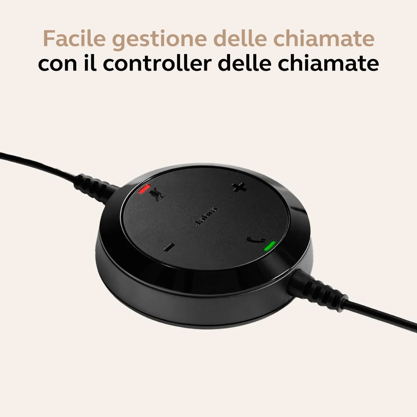 Jabra Evolve 20 - Cuffie stereo certificate Microsoft per softphone VoIP con cancellazione passiva del rumore, USB-C/A, colore nero