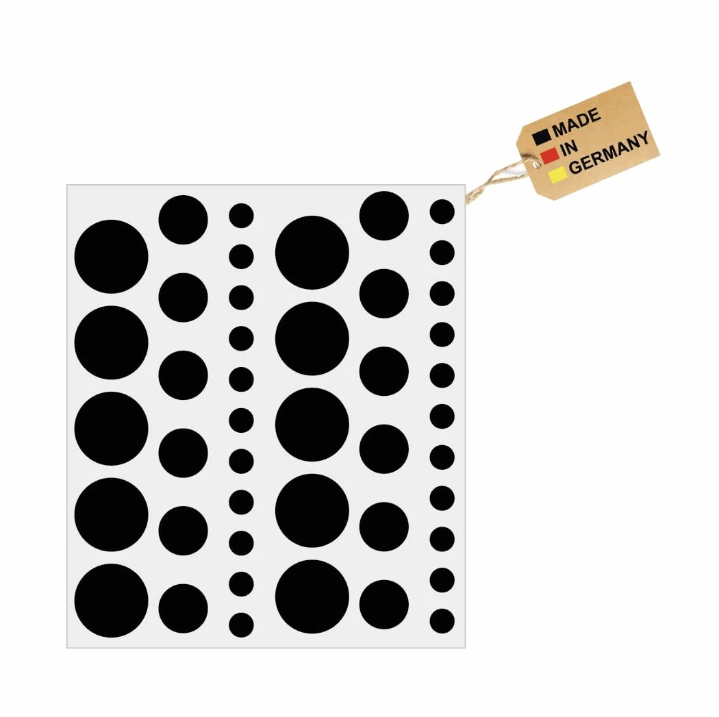 44 adesivi per fotocamera – nero lucido – 5/10/15 mm rotondo – webcam adesivo di protezione per cellulare, laptop, tablet – anche per coprire luci LED e standby