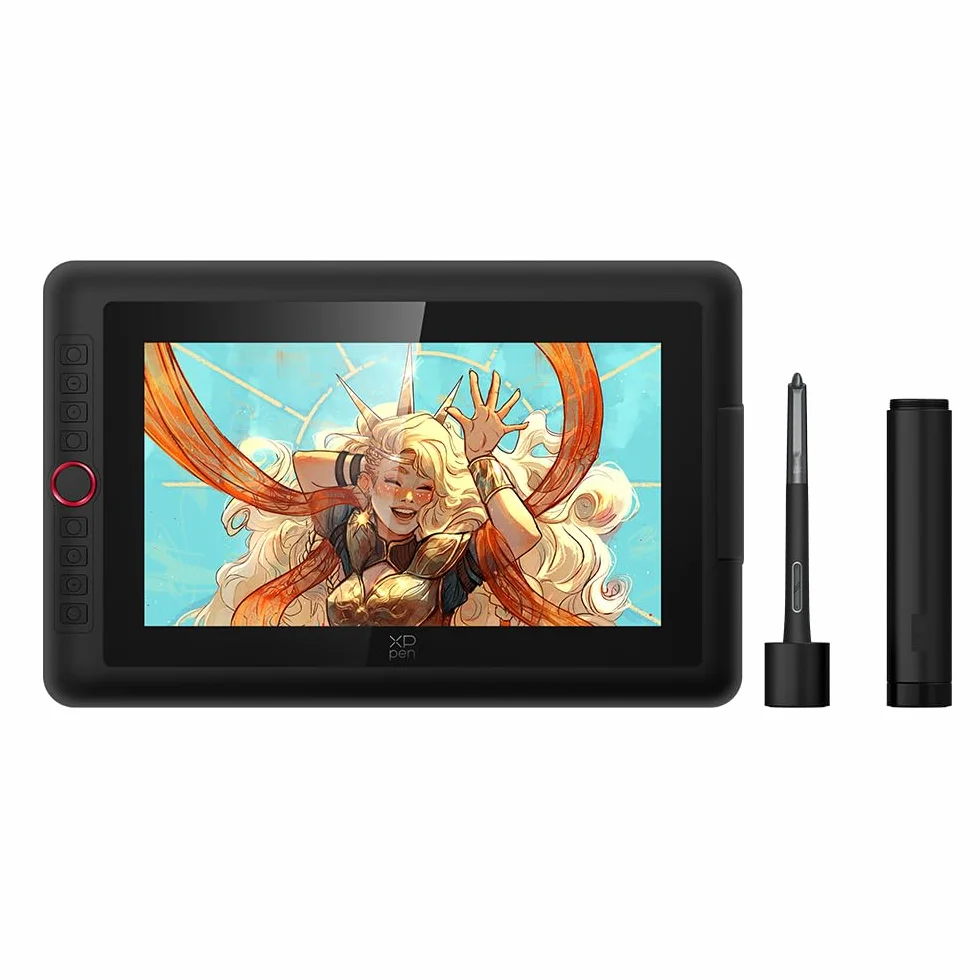 XPPen Artist 13.3 Pro V2 Tavoletta grafica con schermo, 16384 livelli di pressione, display grafico portatile da 13,3 pollici, 8 tasti di scelta rapida, compatibile con Windows Chrome OS