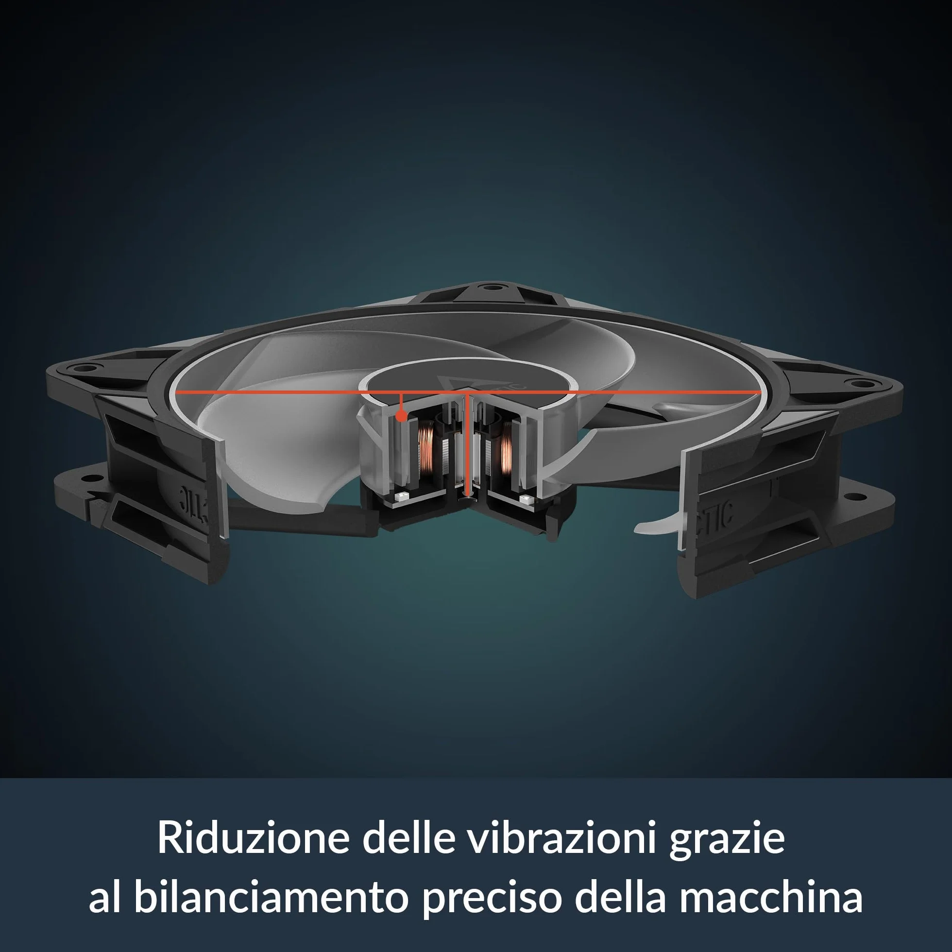 ARCTIC P12 Pro Reverse A-RGB – 3 Pack – 120 mm Ventola Premium con flusso d’aria inverso, Ventole PWM con splitter per cavo a Y, 500-3000 rpm, 0 rpm <5% PWM, 5V Digital RGB, FDB, 4-Pin - Nero