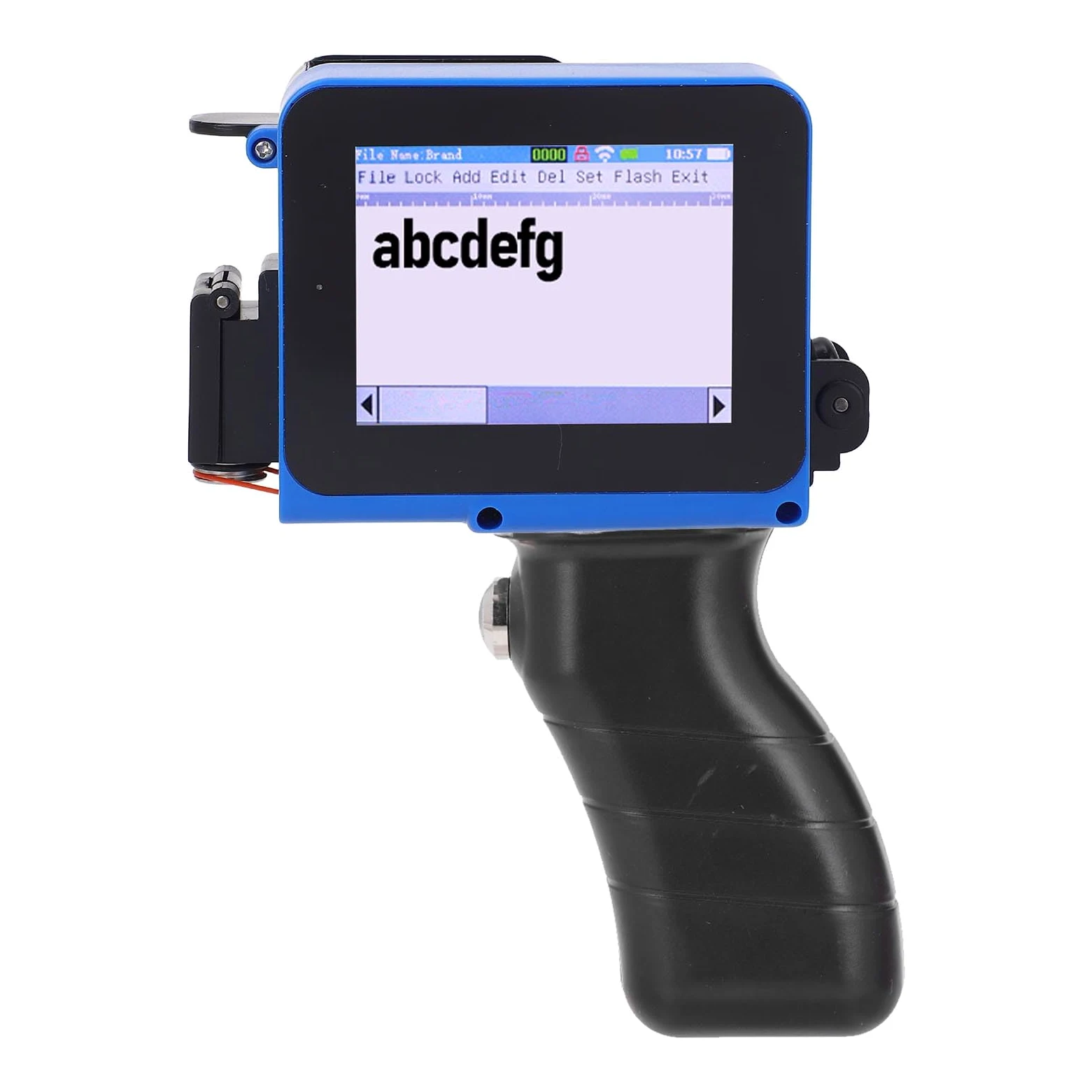 Luocute Stampante a Getto D'Inchiostro Portatile, Touchscreen 4,3 Pollici Ad Alte Prestazioni, Stampa Versatile, Batteria Personalizzabile, Batteria Duratura, Programmatore a Getto