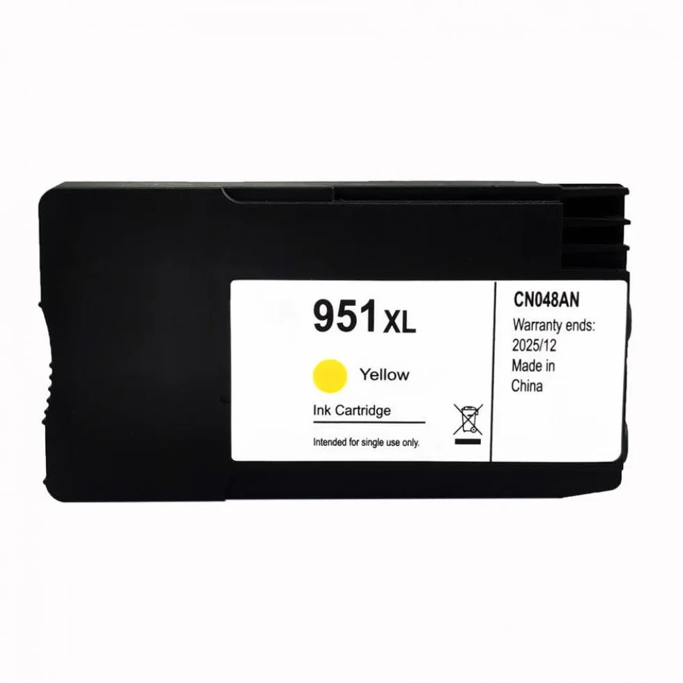 Cartucce di inchiostro compatibili per OfficeJet Pro 8100 8600 8610 8620 8630 950xl 950 951 251dw 276dw stampanti(Yellow)